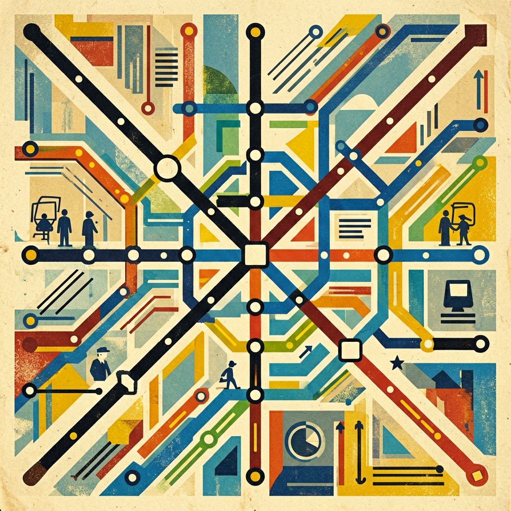 Subway Map Art