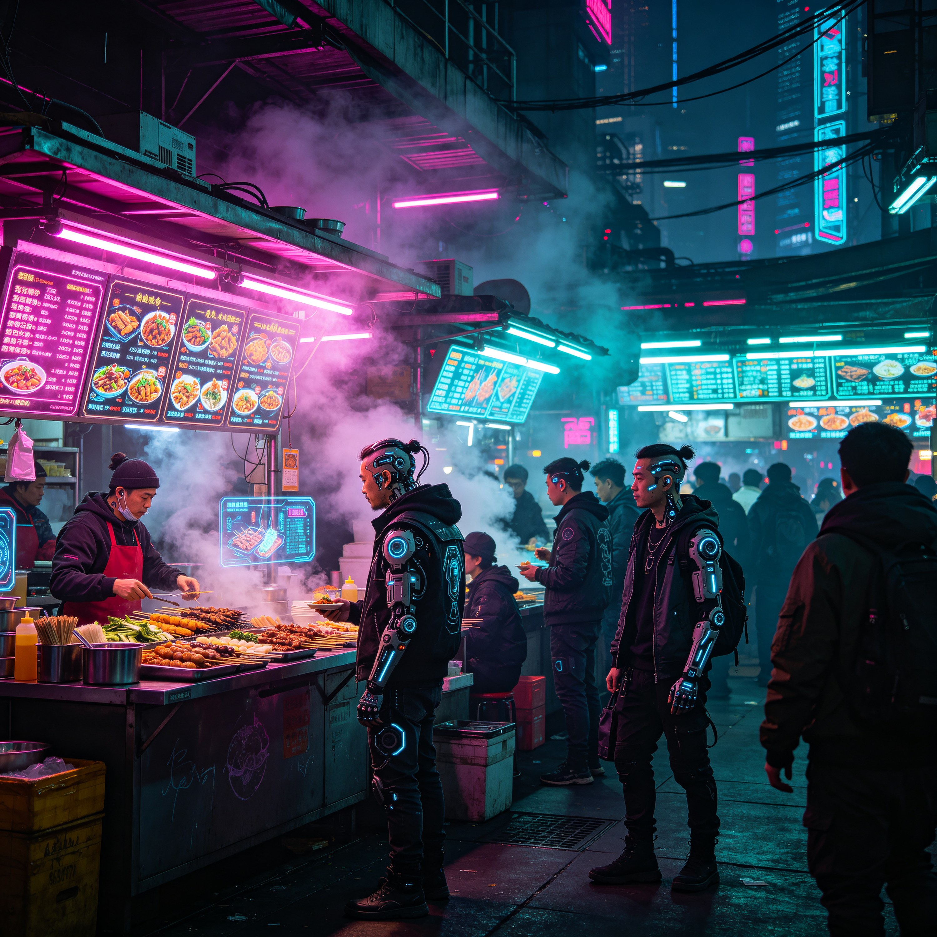 Cyberpunk Market