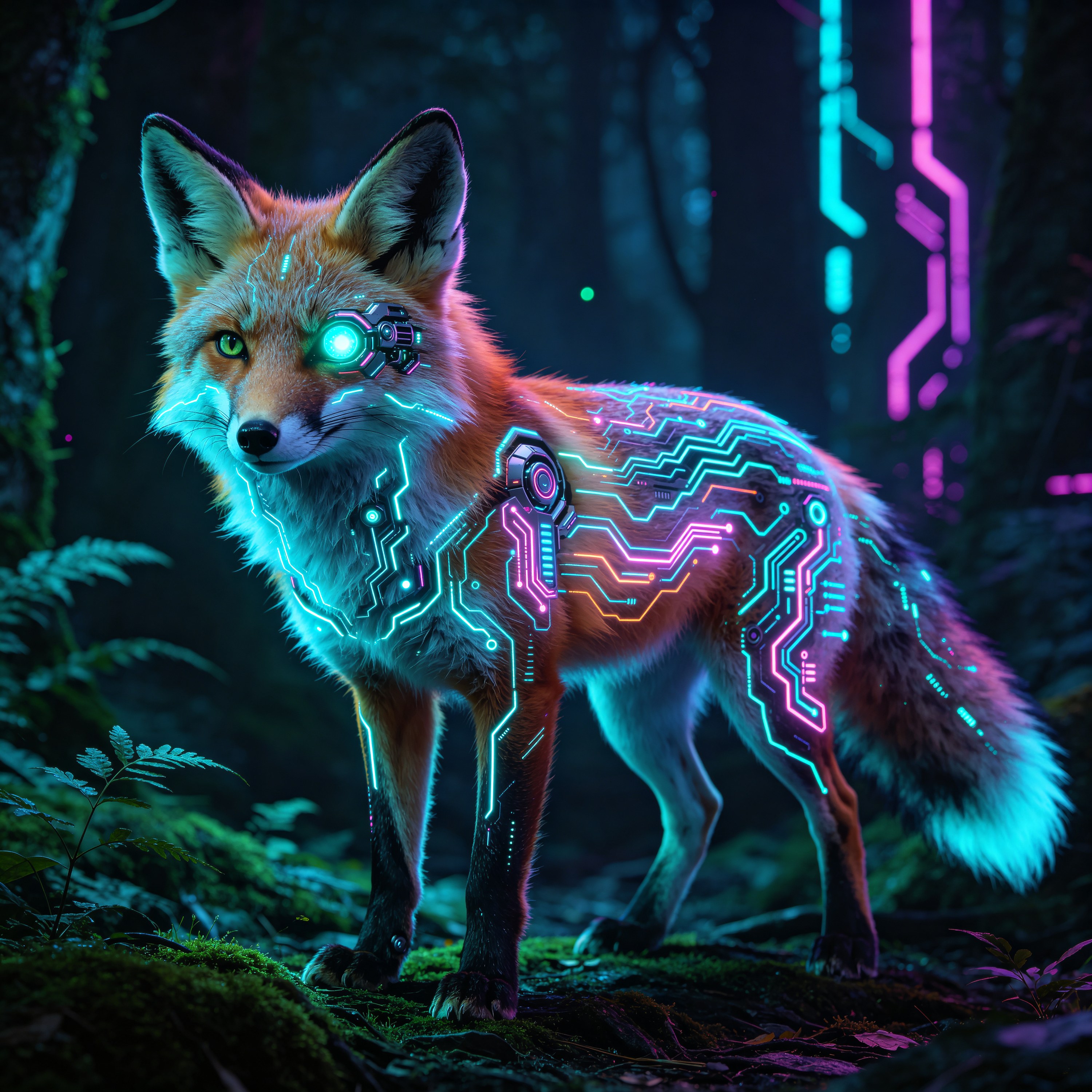 Cyberpunk Fox