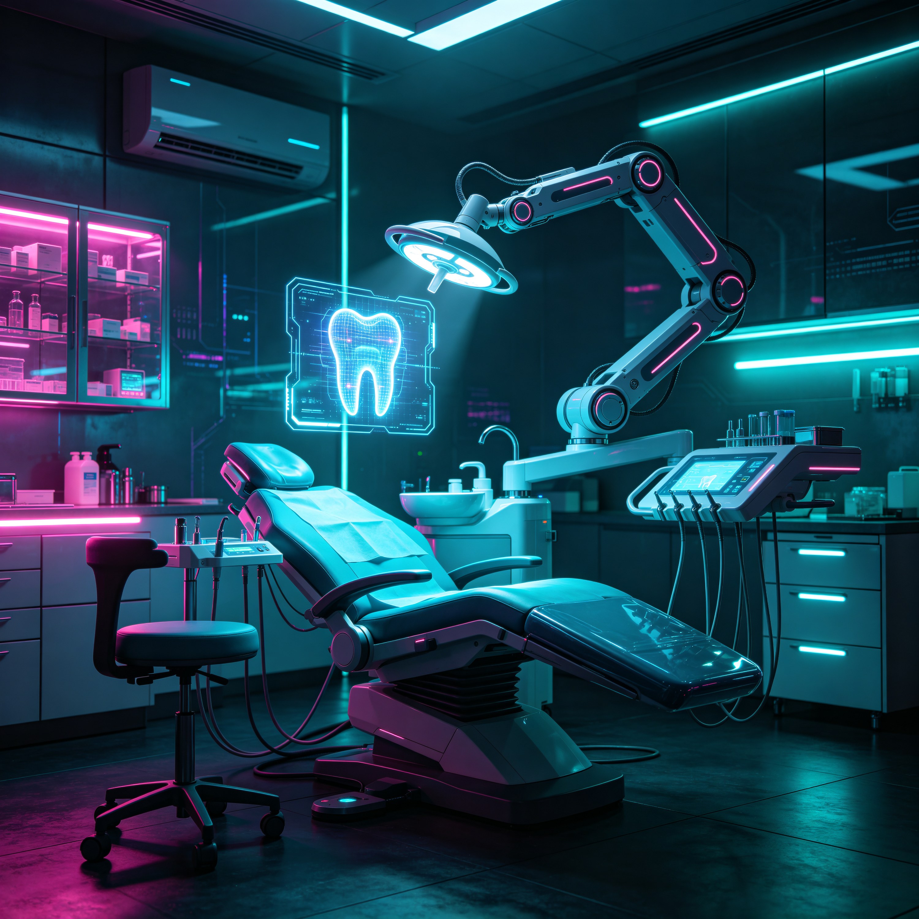 Cyberpunk Dental Clinic