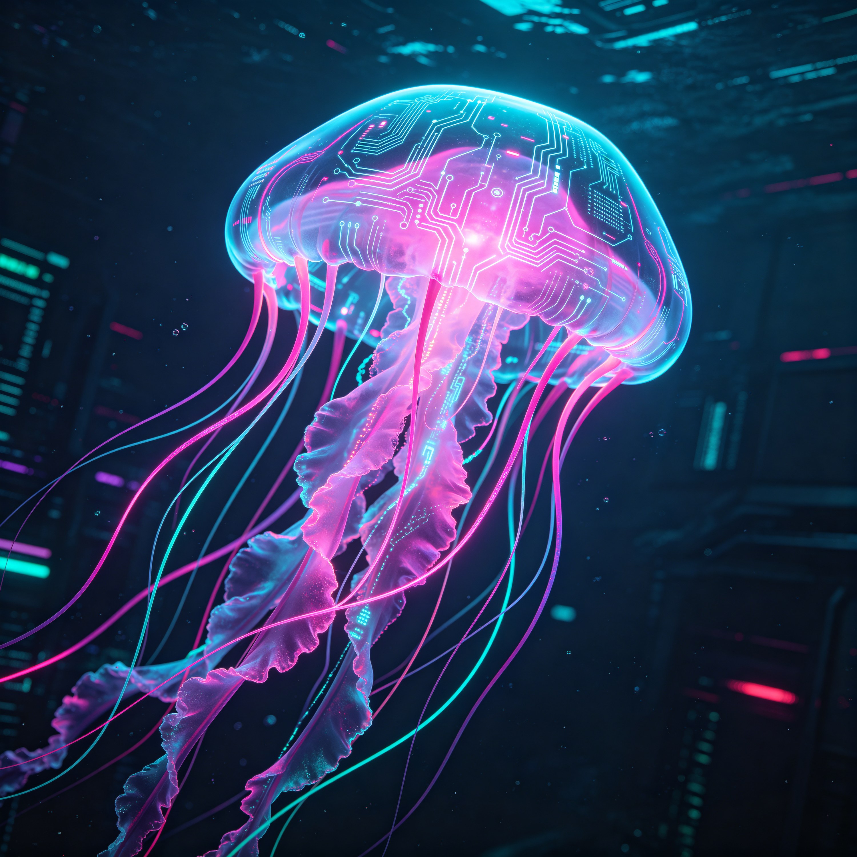 Neon Jellyfish