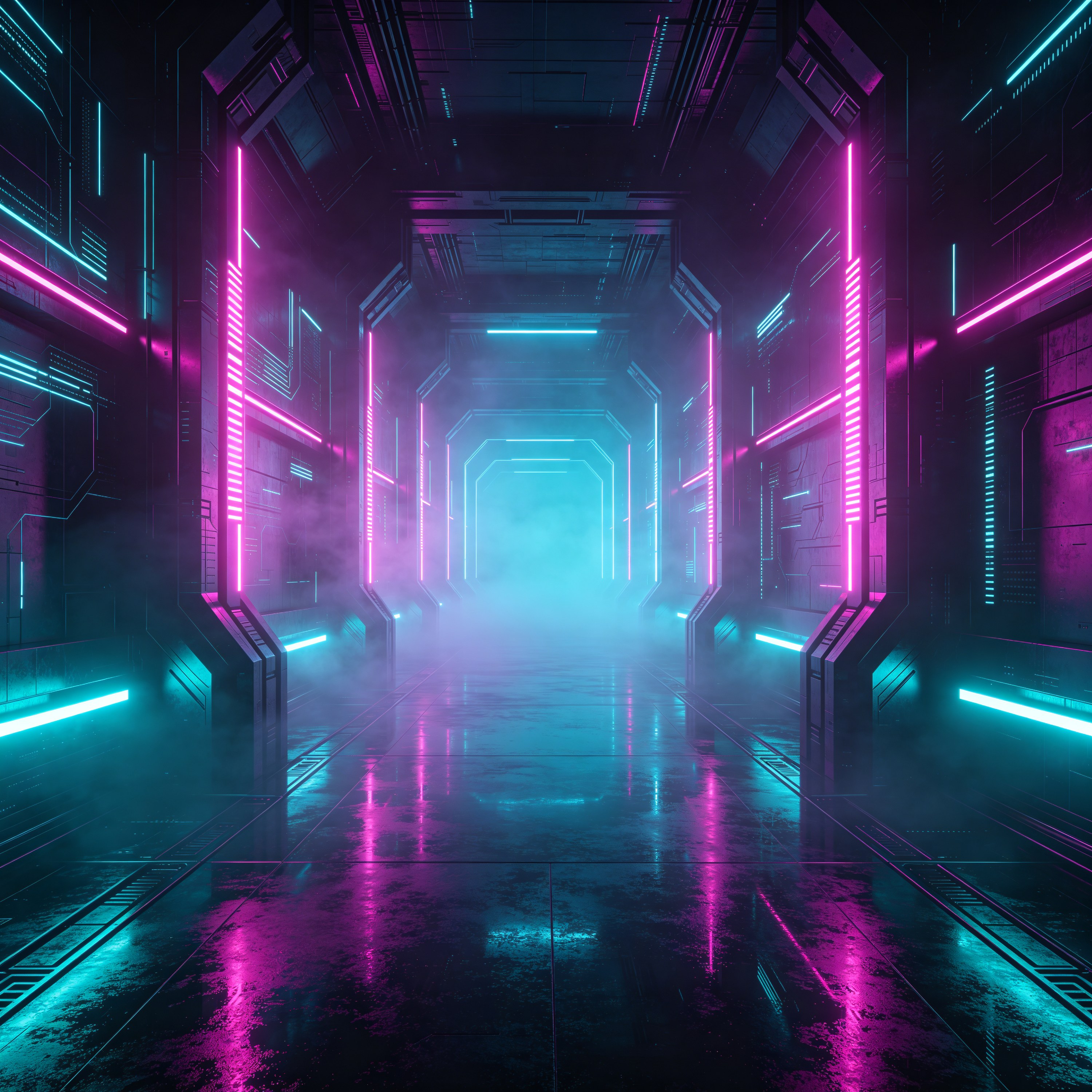 Neon Maze