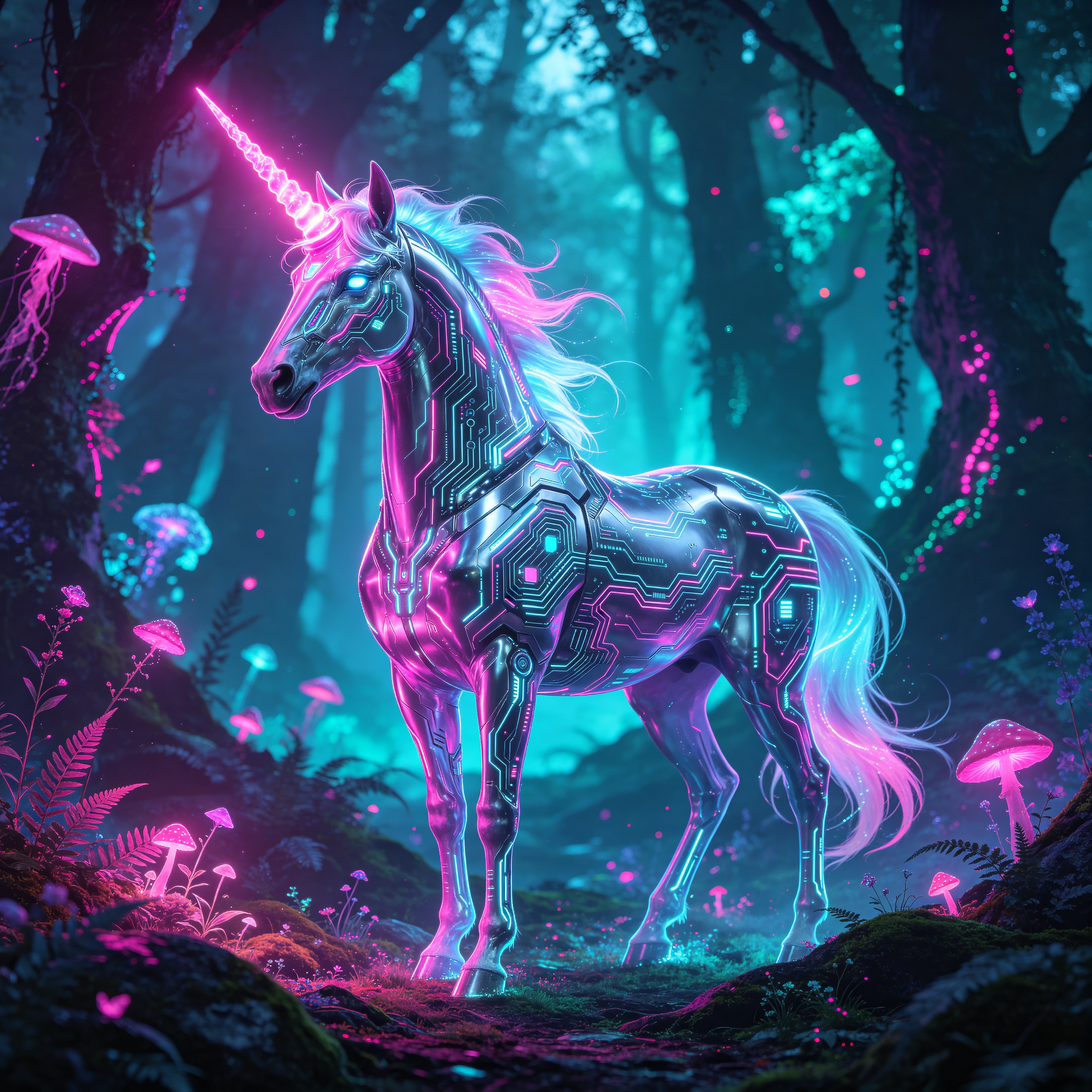 Neon Unicorn