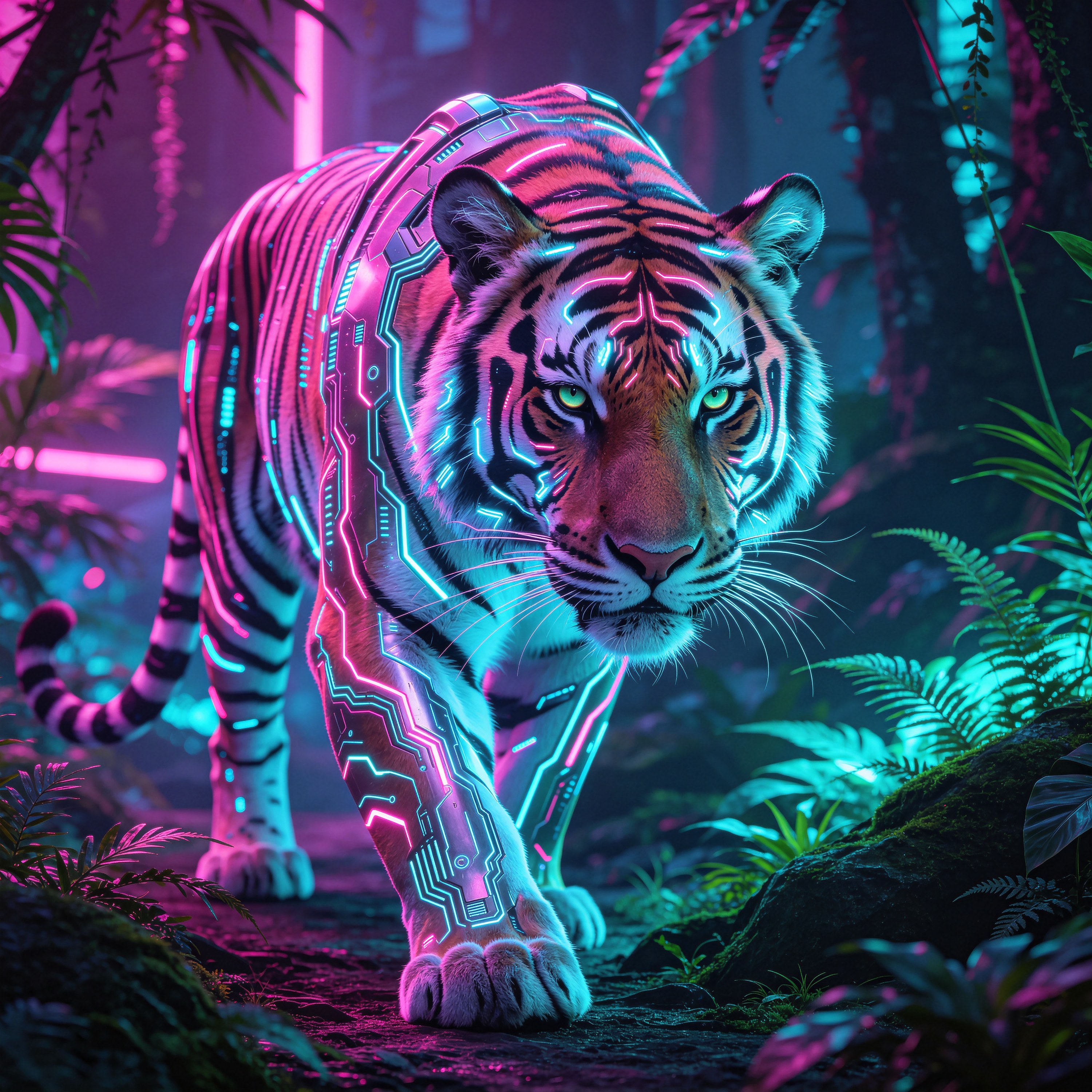 Neon Tiger