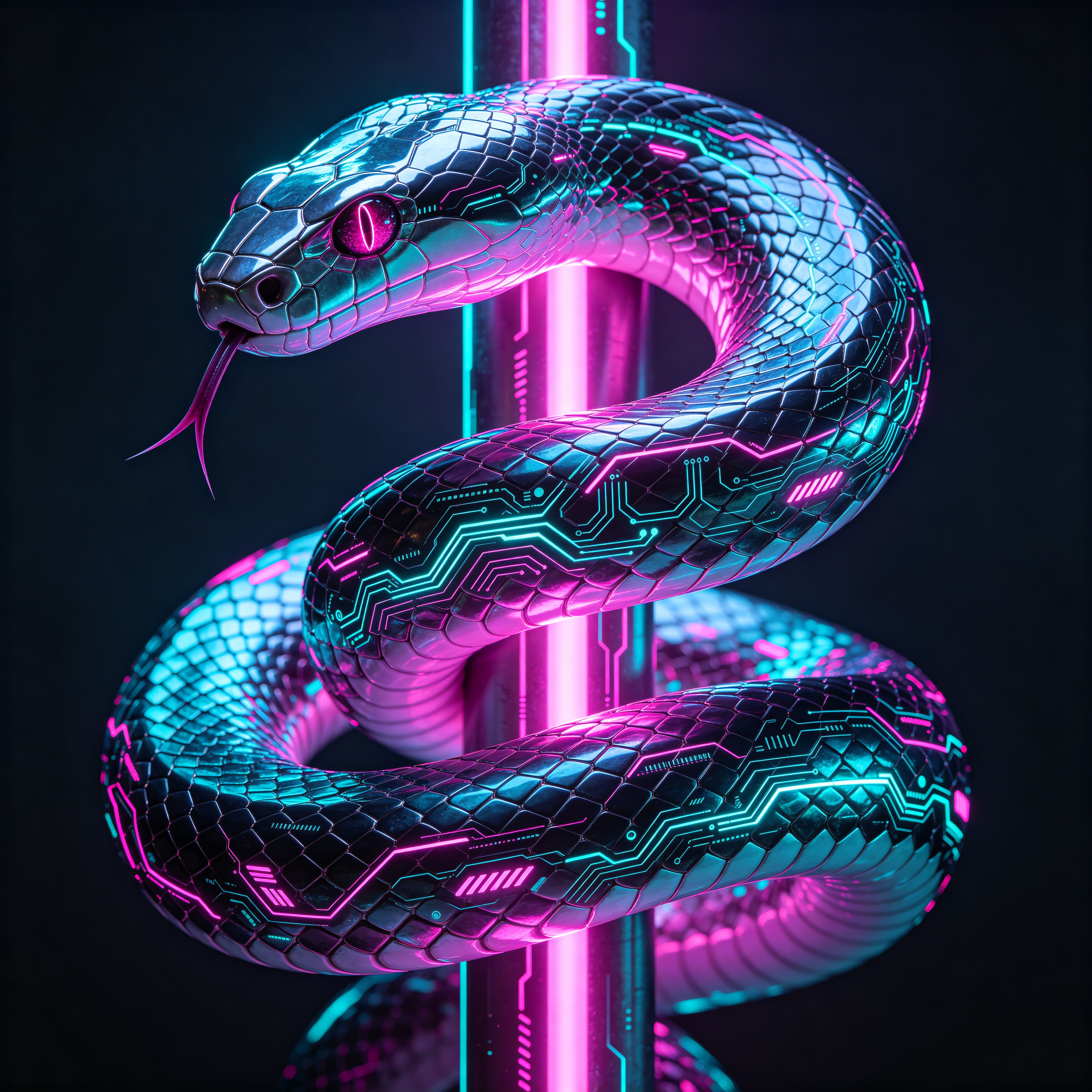 Cyberpunk Snake