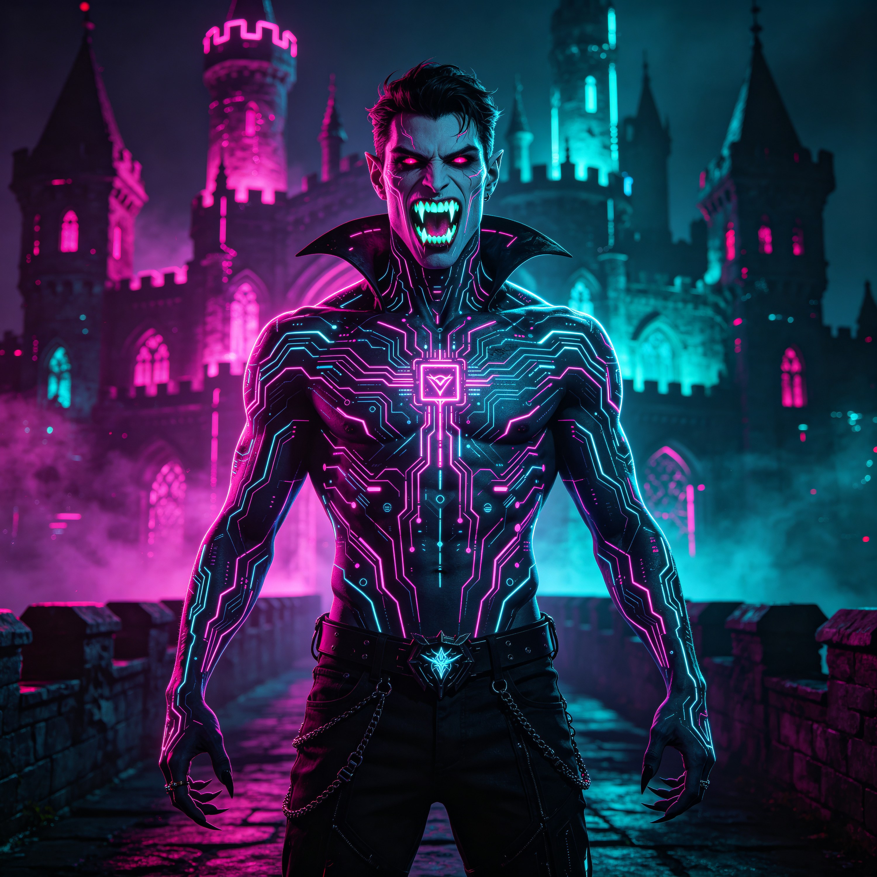 Cyberpunk Vampire