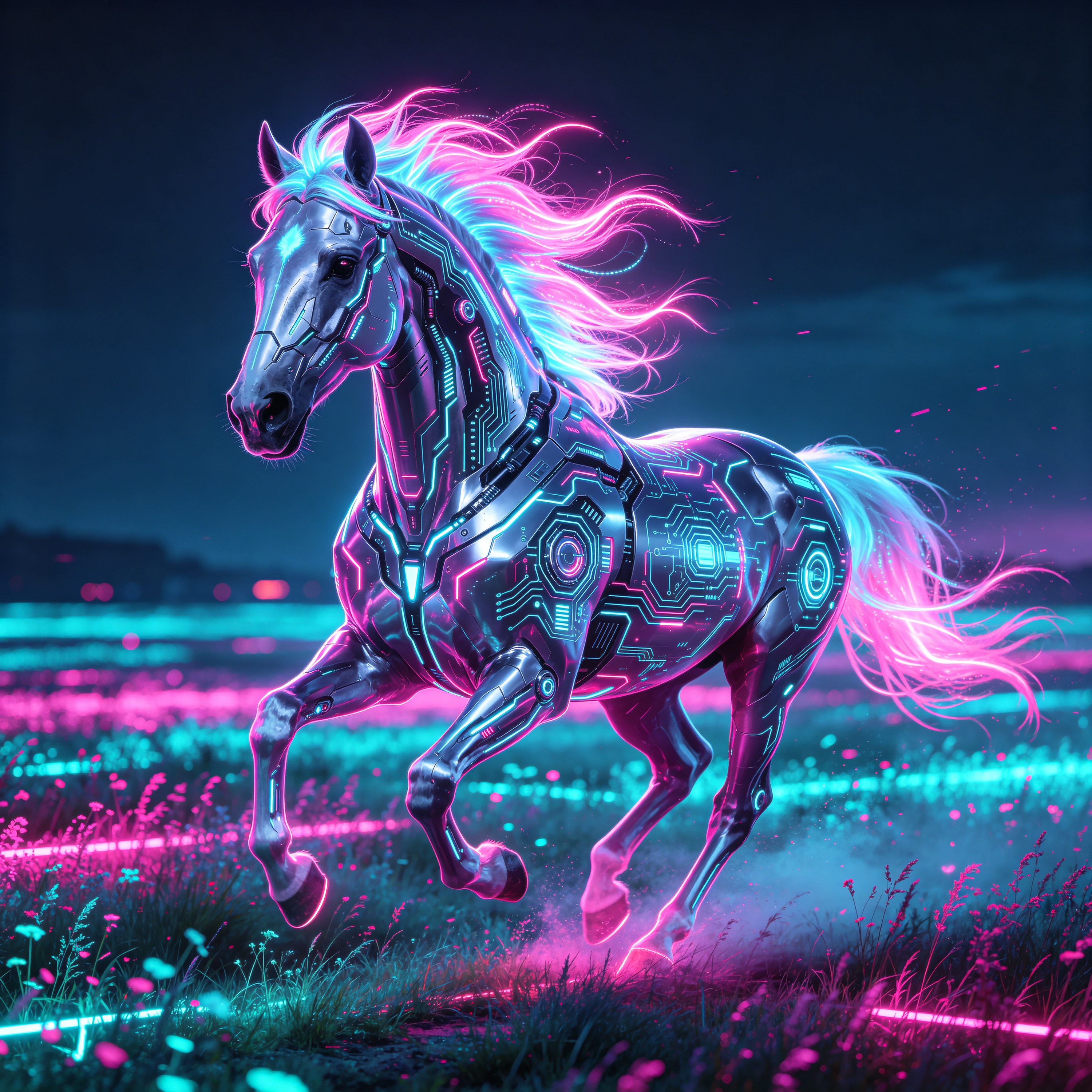 Neon Horse