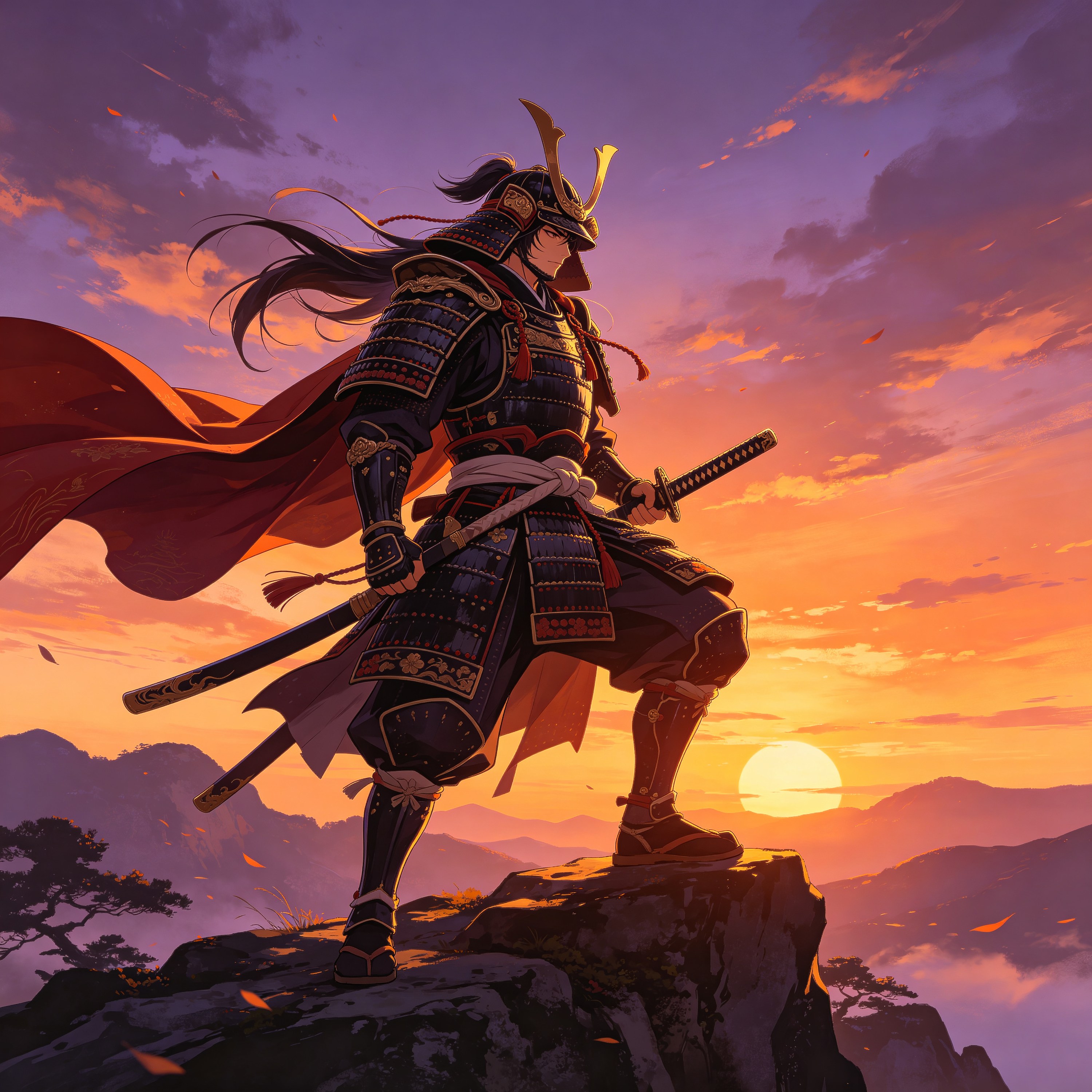 Cel-shaded Samurai