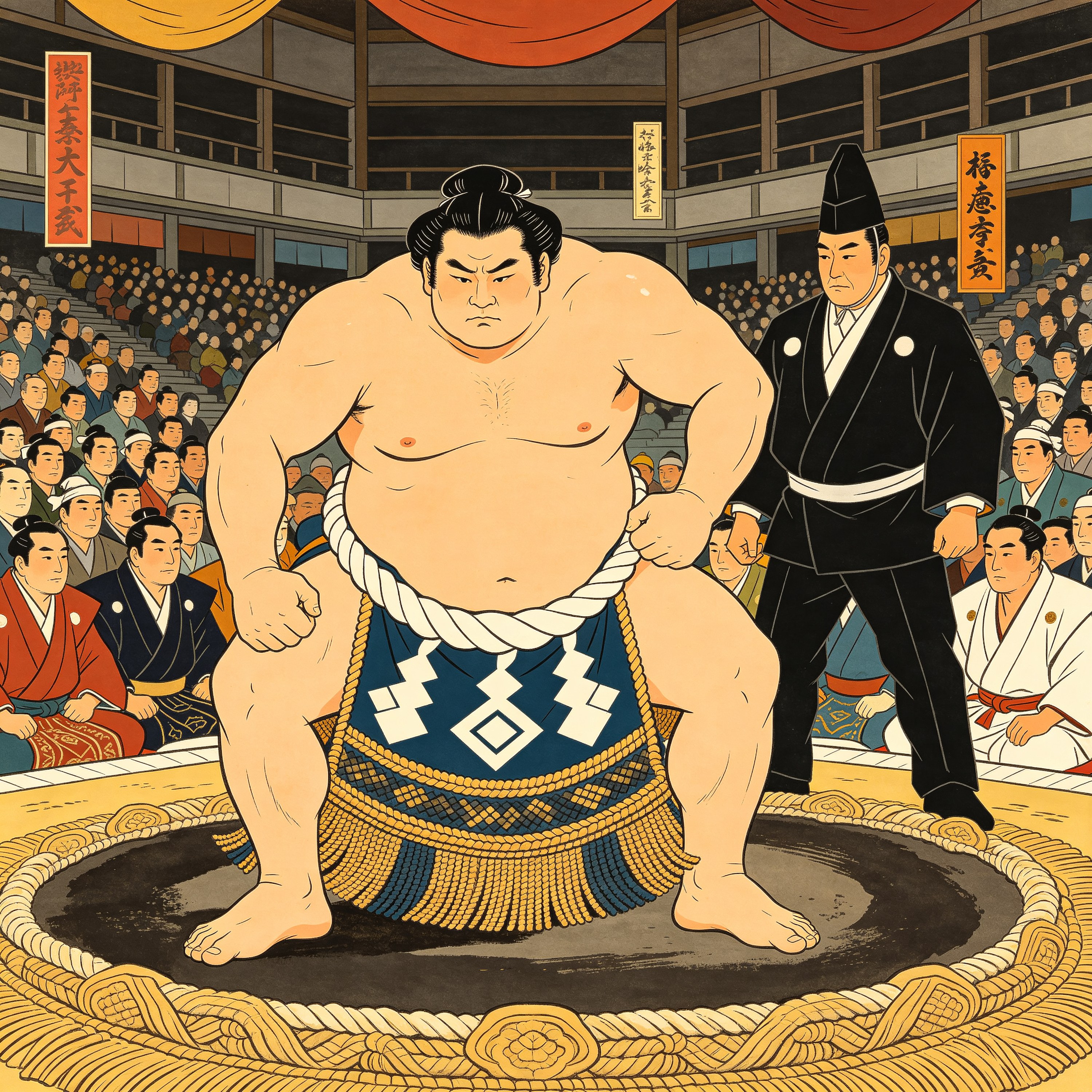 Ukiyo-e Sumo