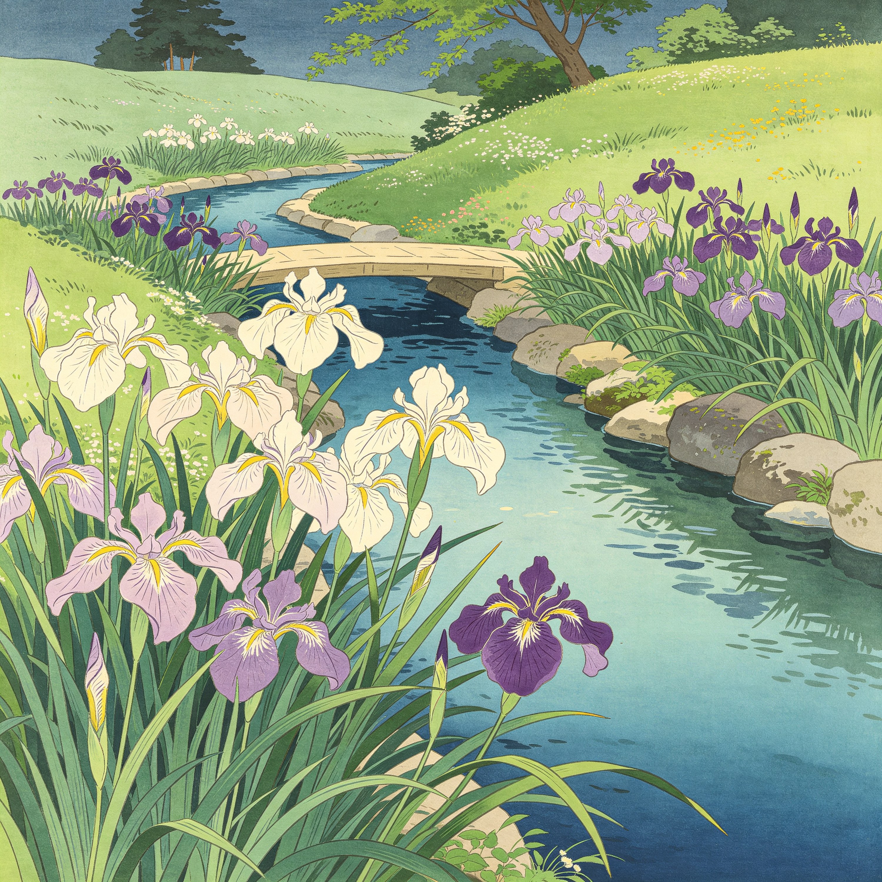 Ukiyo-e Iris