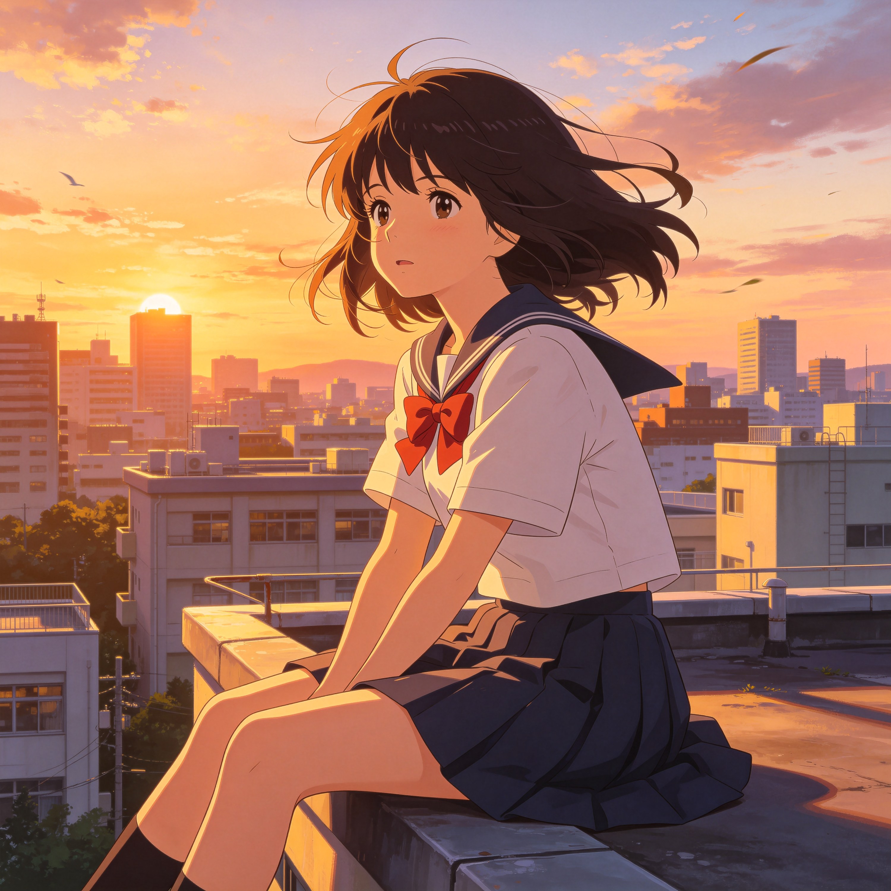 Rooftop Sunset