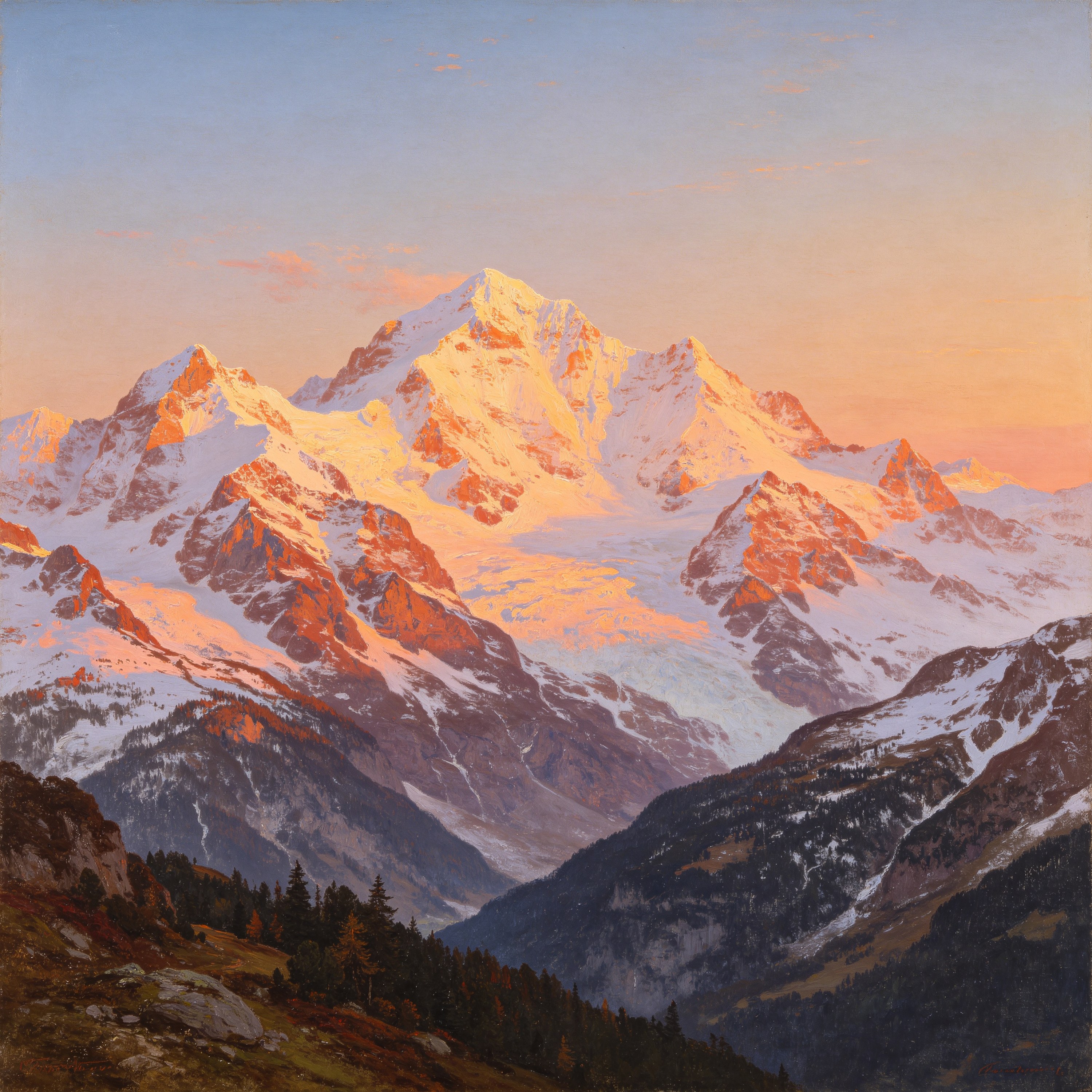 Oil Snow Mountain