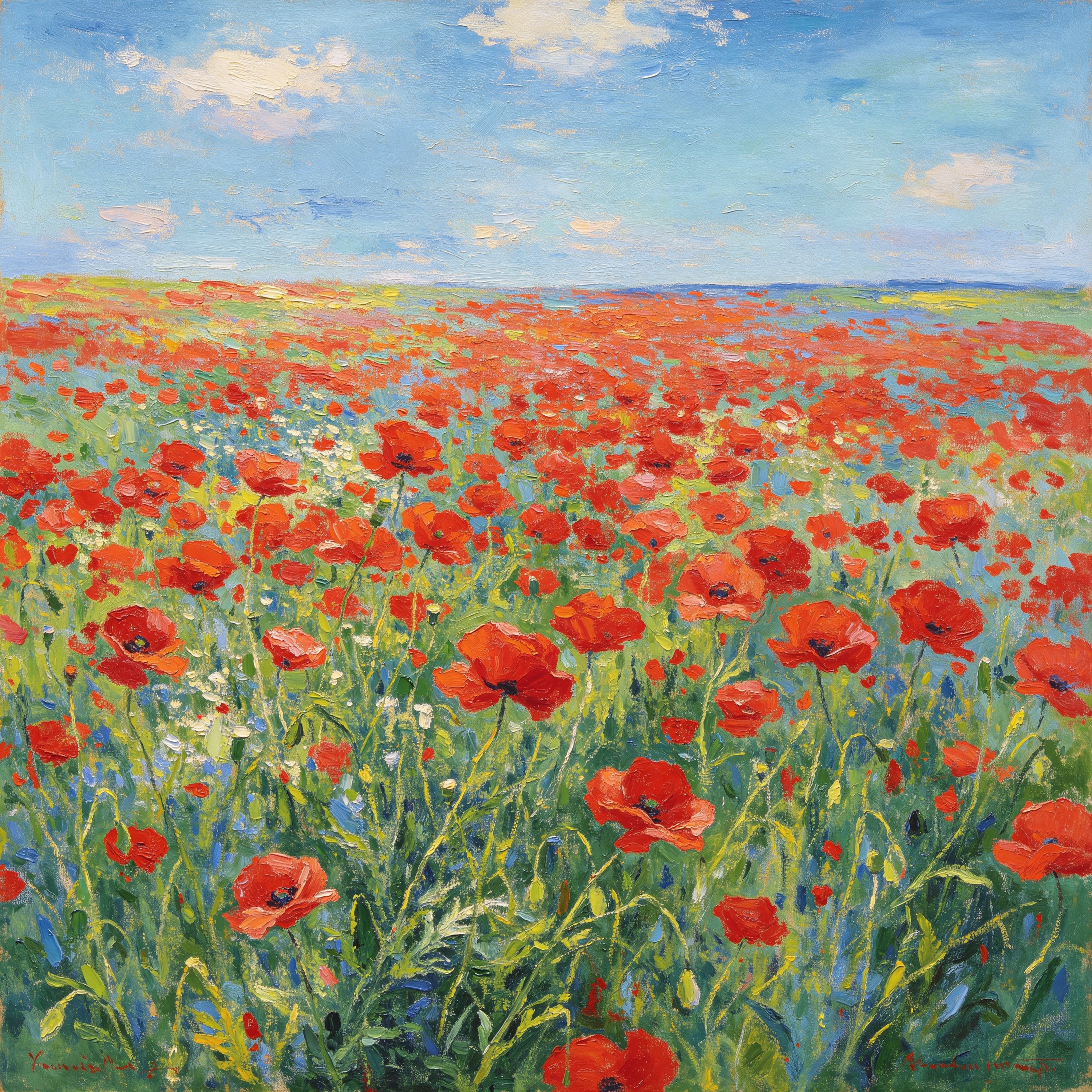 Oil Poppy Field