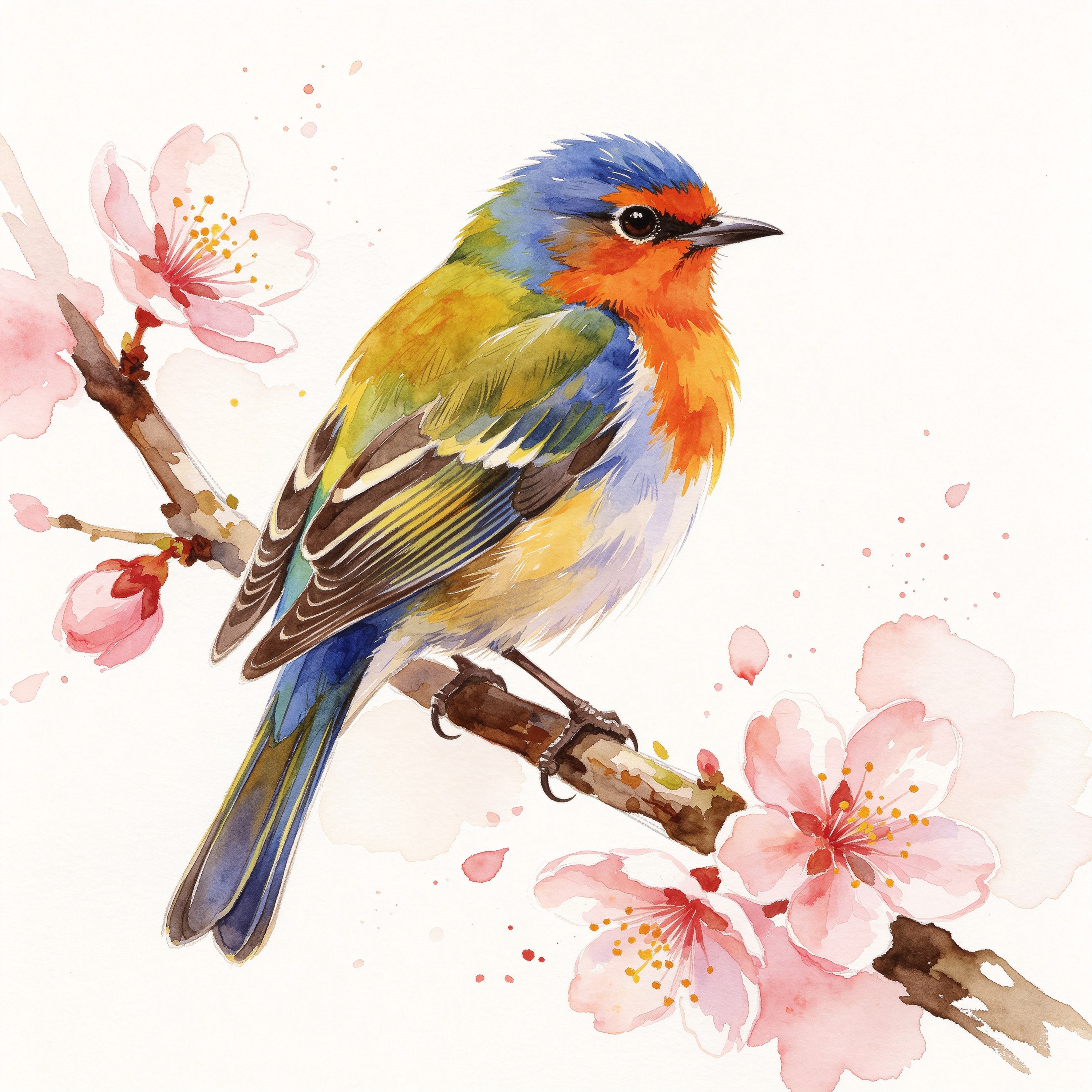 Watercolor Bird
