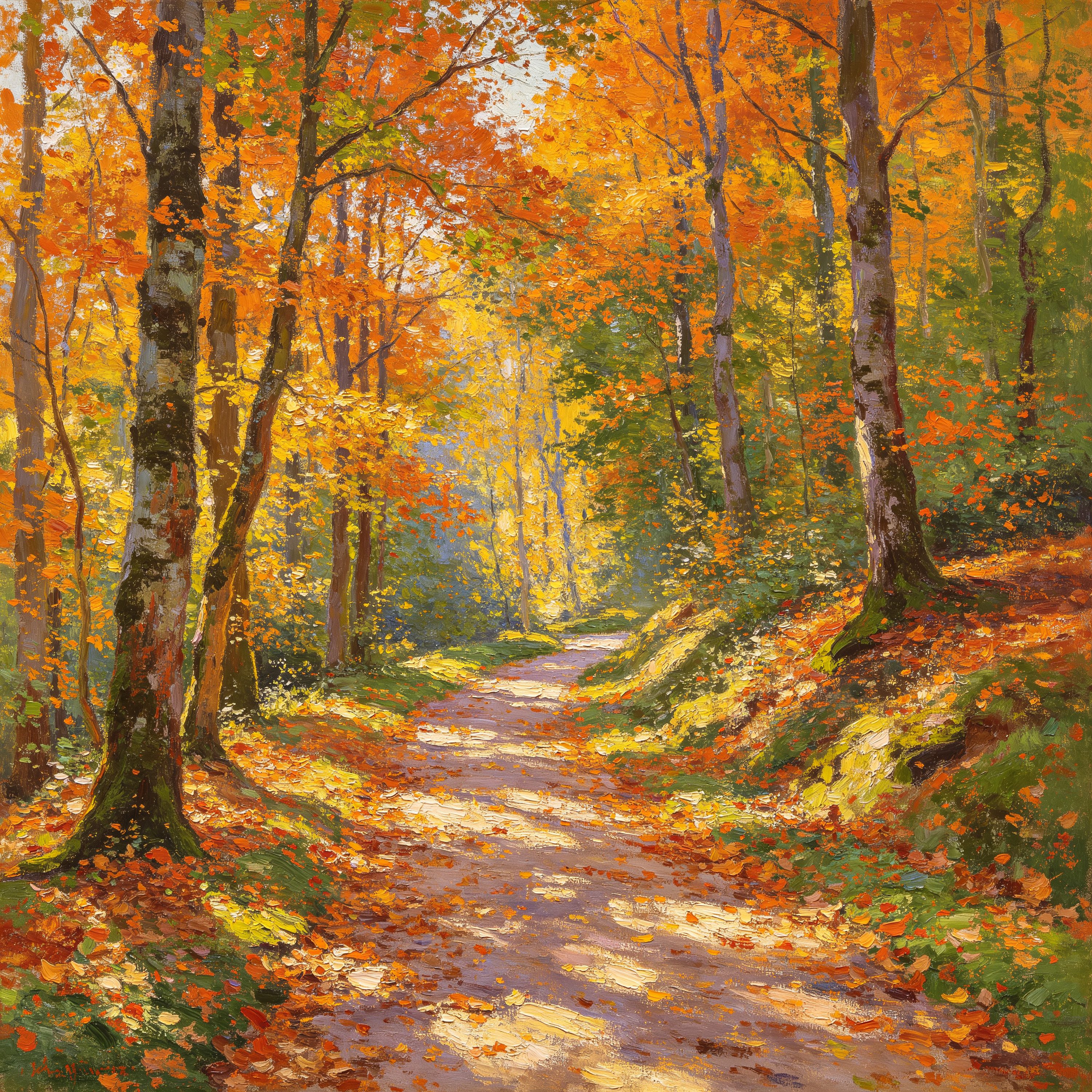 Oil Forest Path