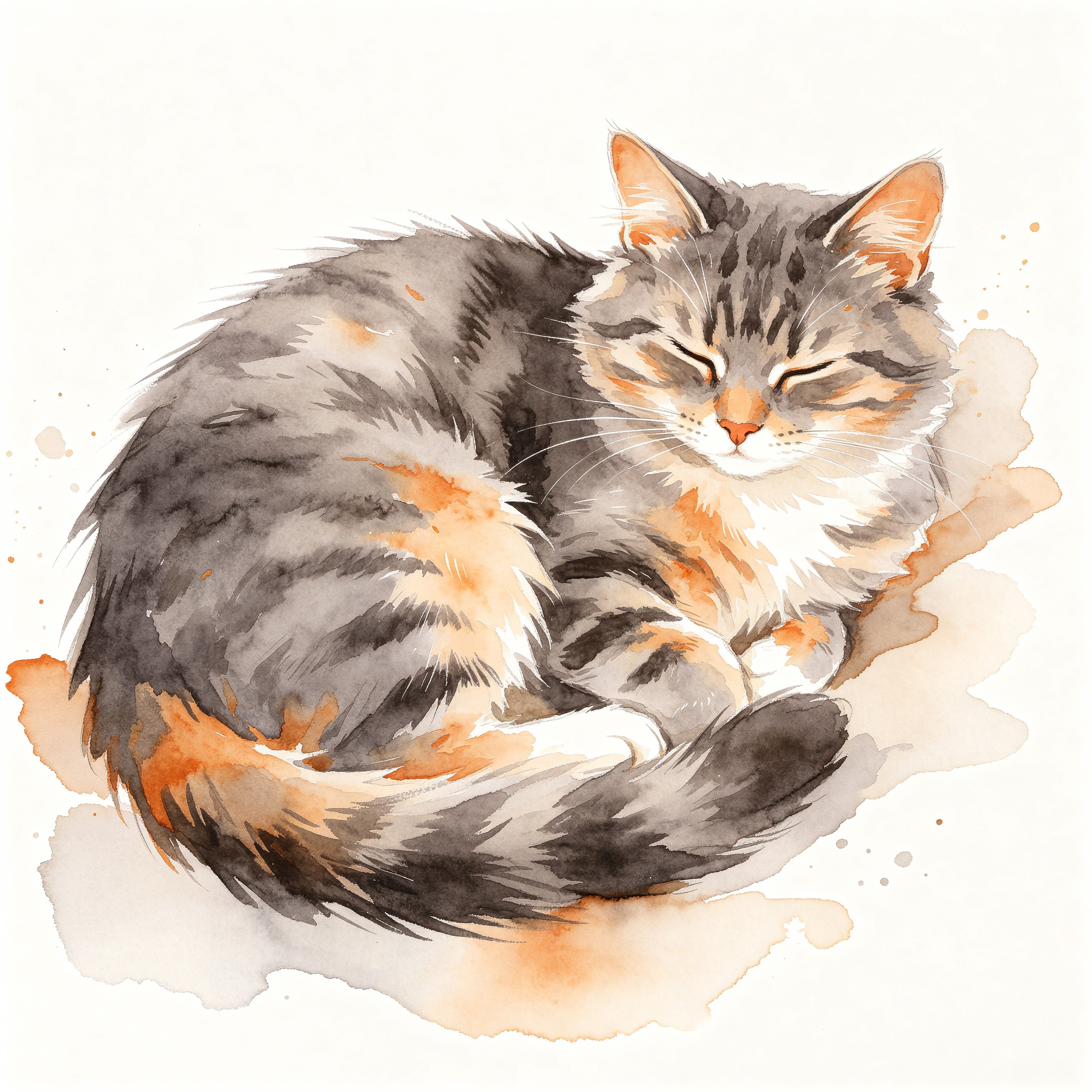 Watercolor Cat