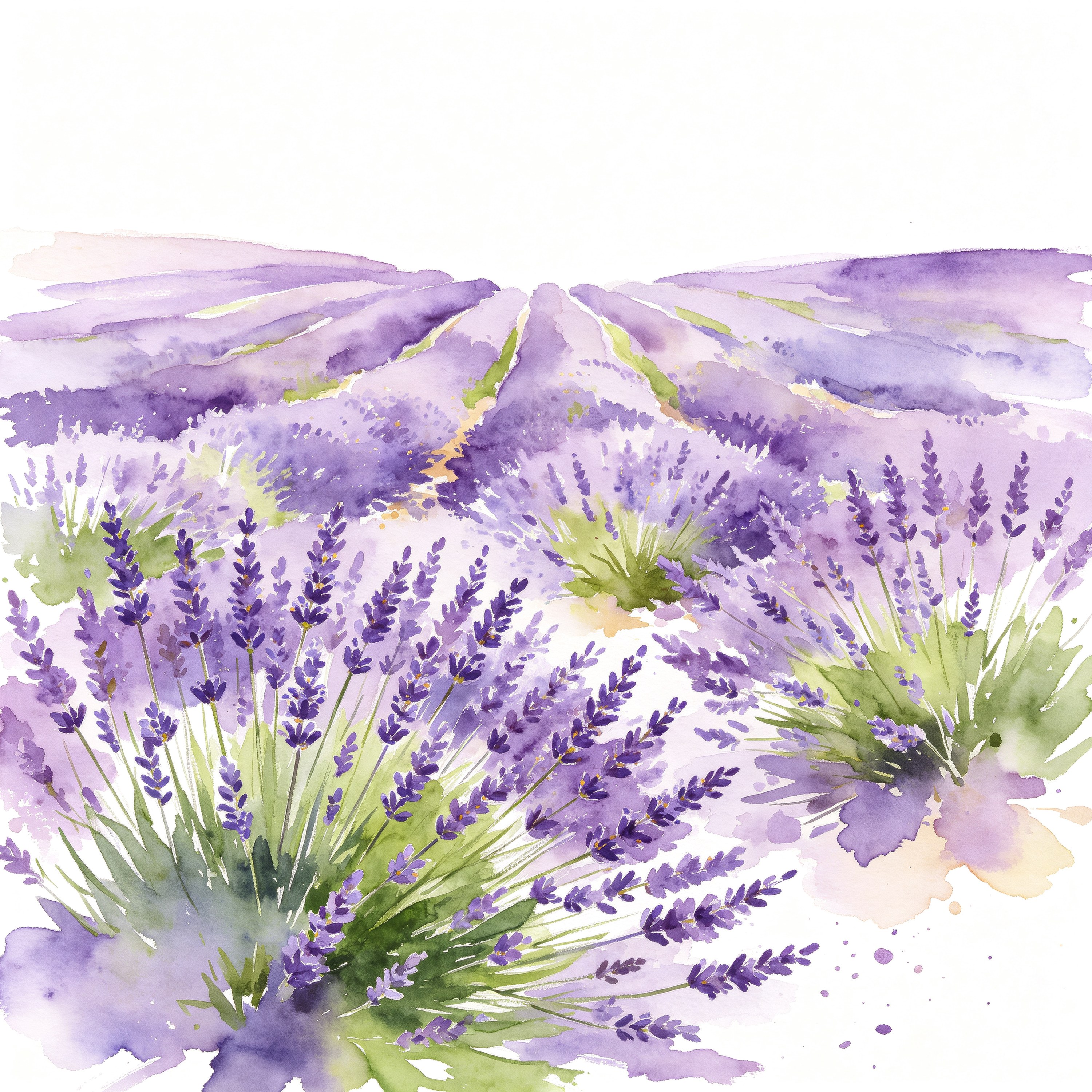 Watercolor Lavender