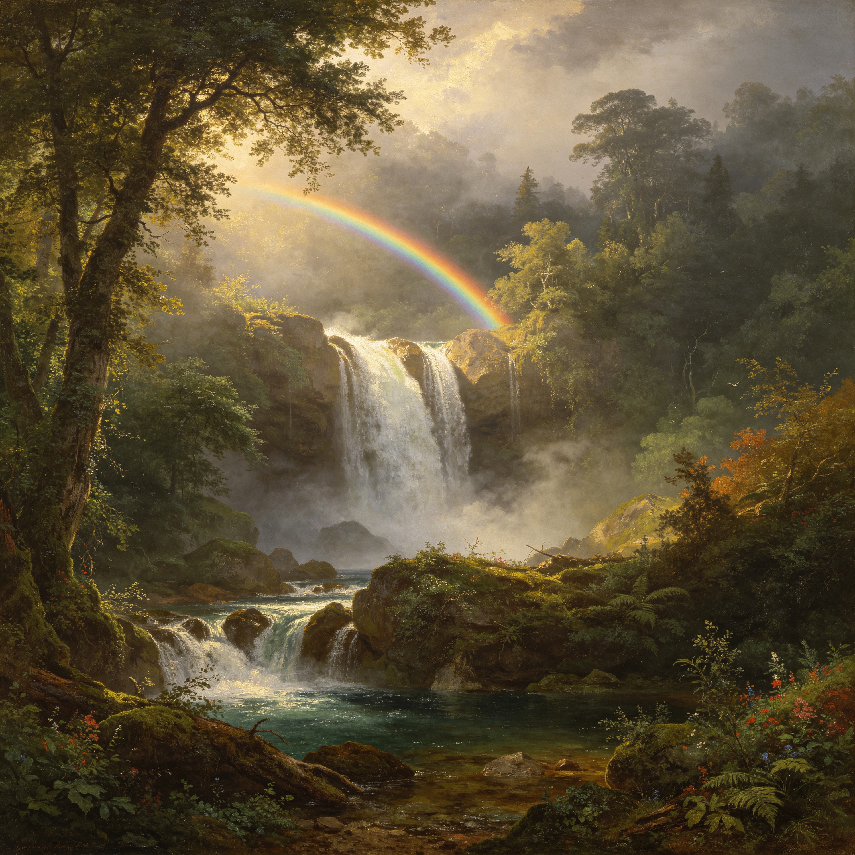 Oil Waterfall