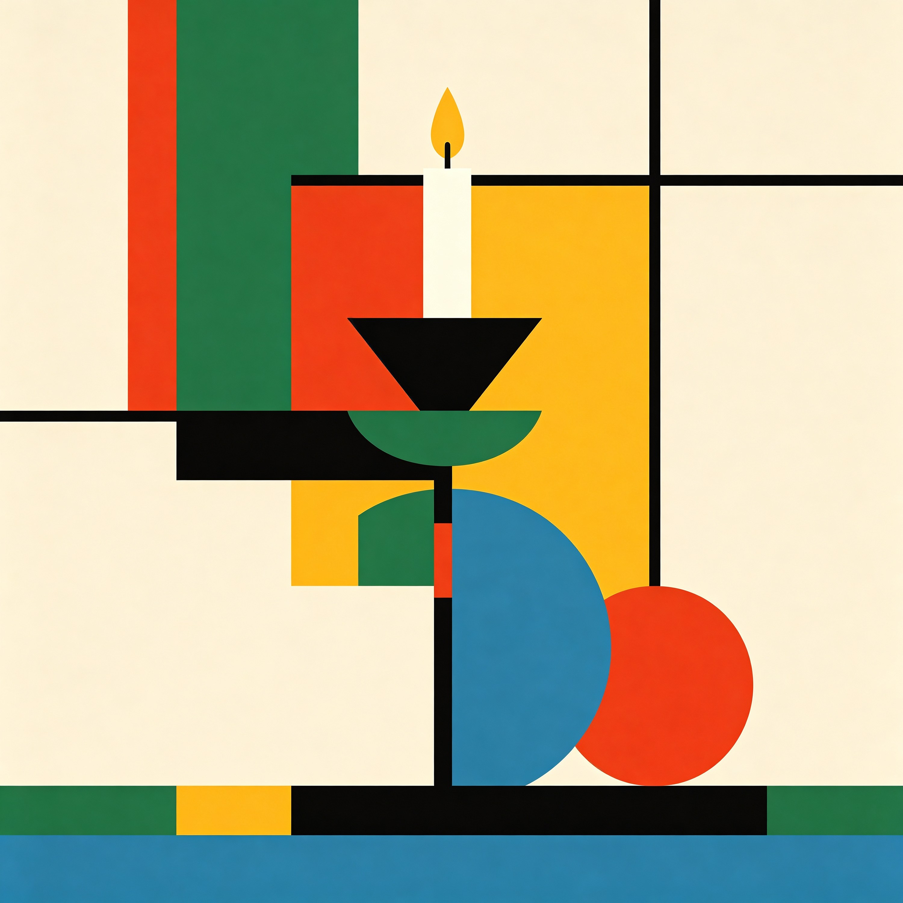 Bauhaus Candlestick