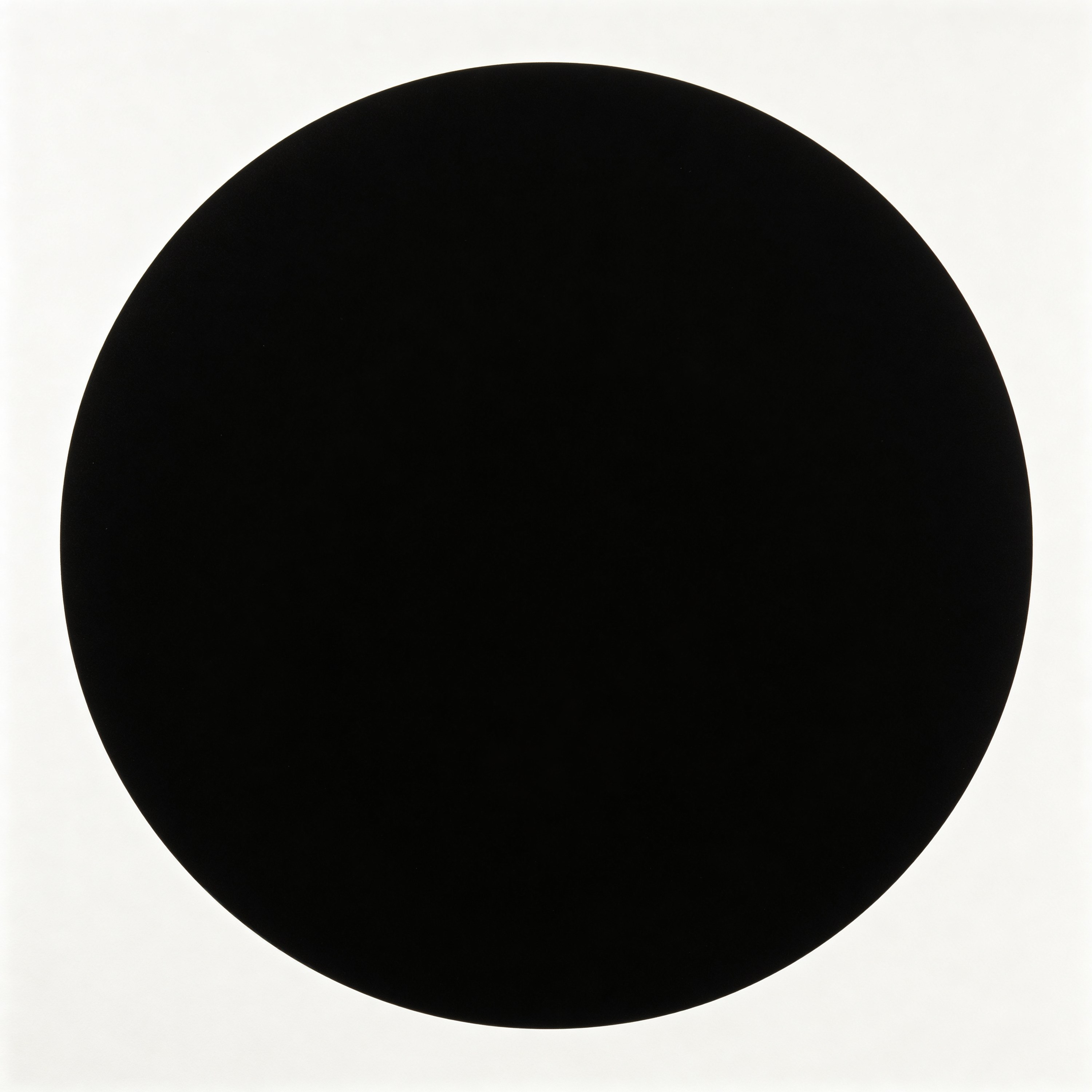 Geometric Black Circle