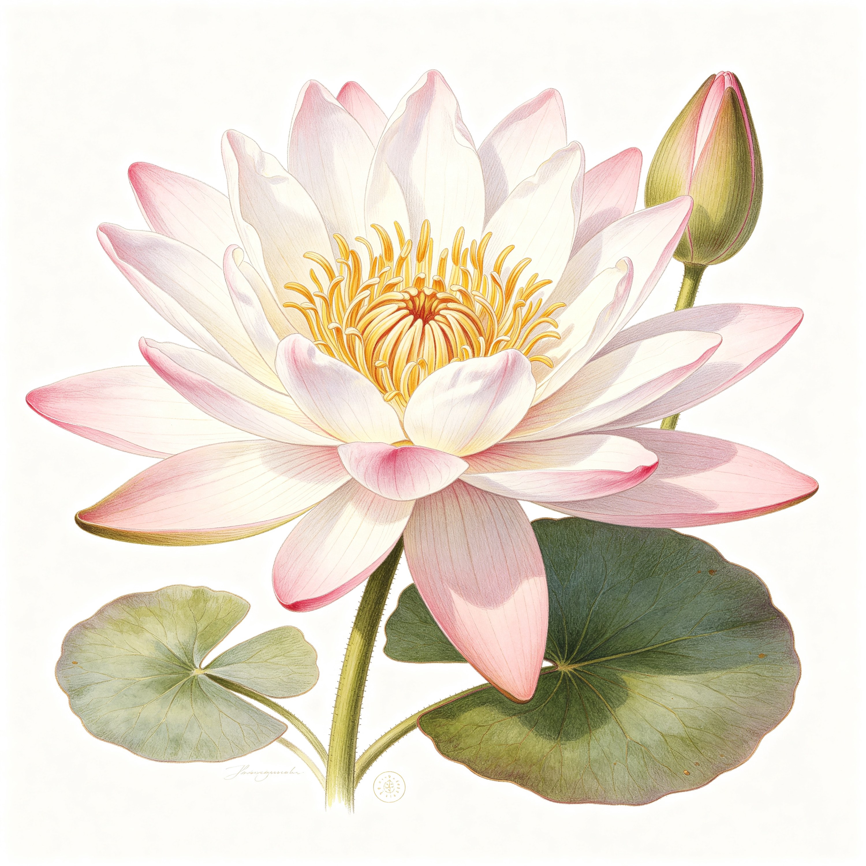 Botanical Water Lily