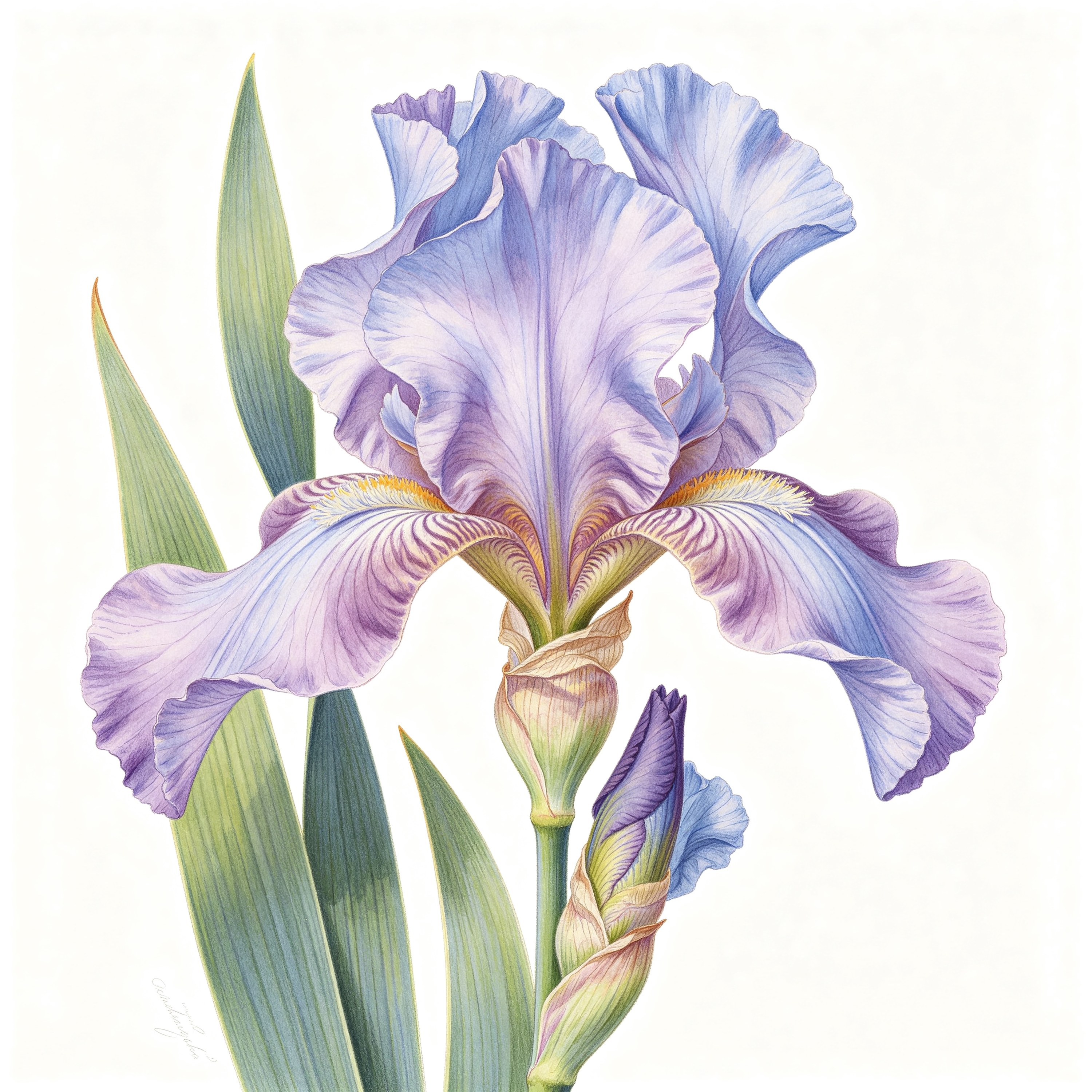 Botanical Iris