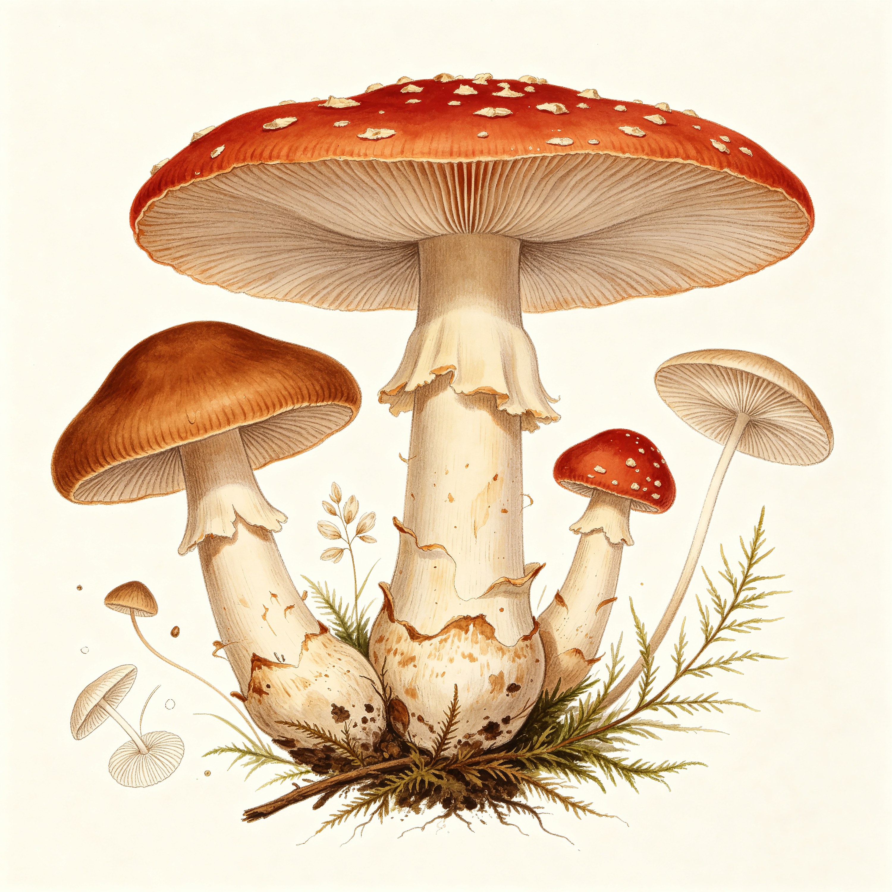 Botanical Mushroom