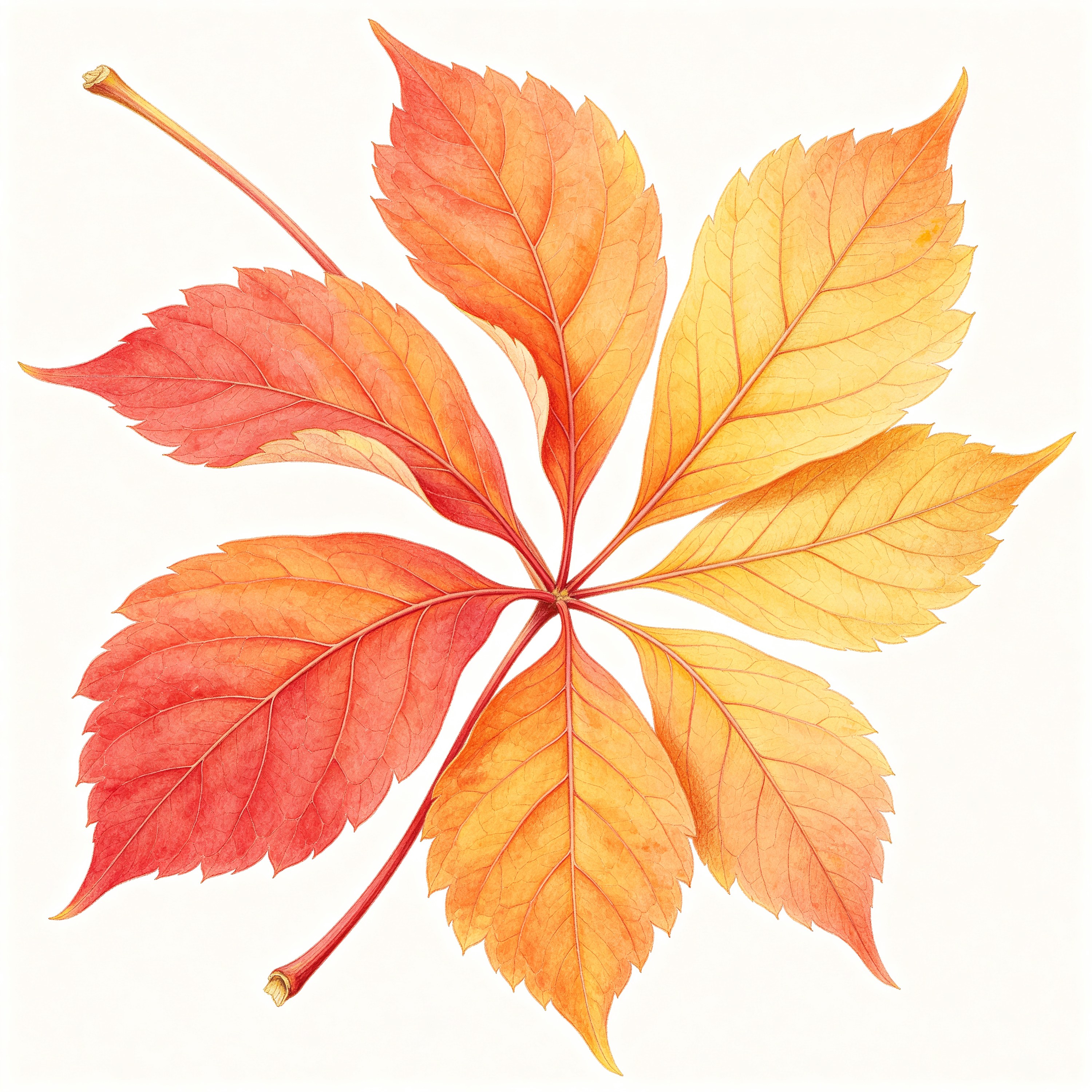 Botanical Autumn Leaves