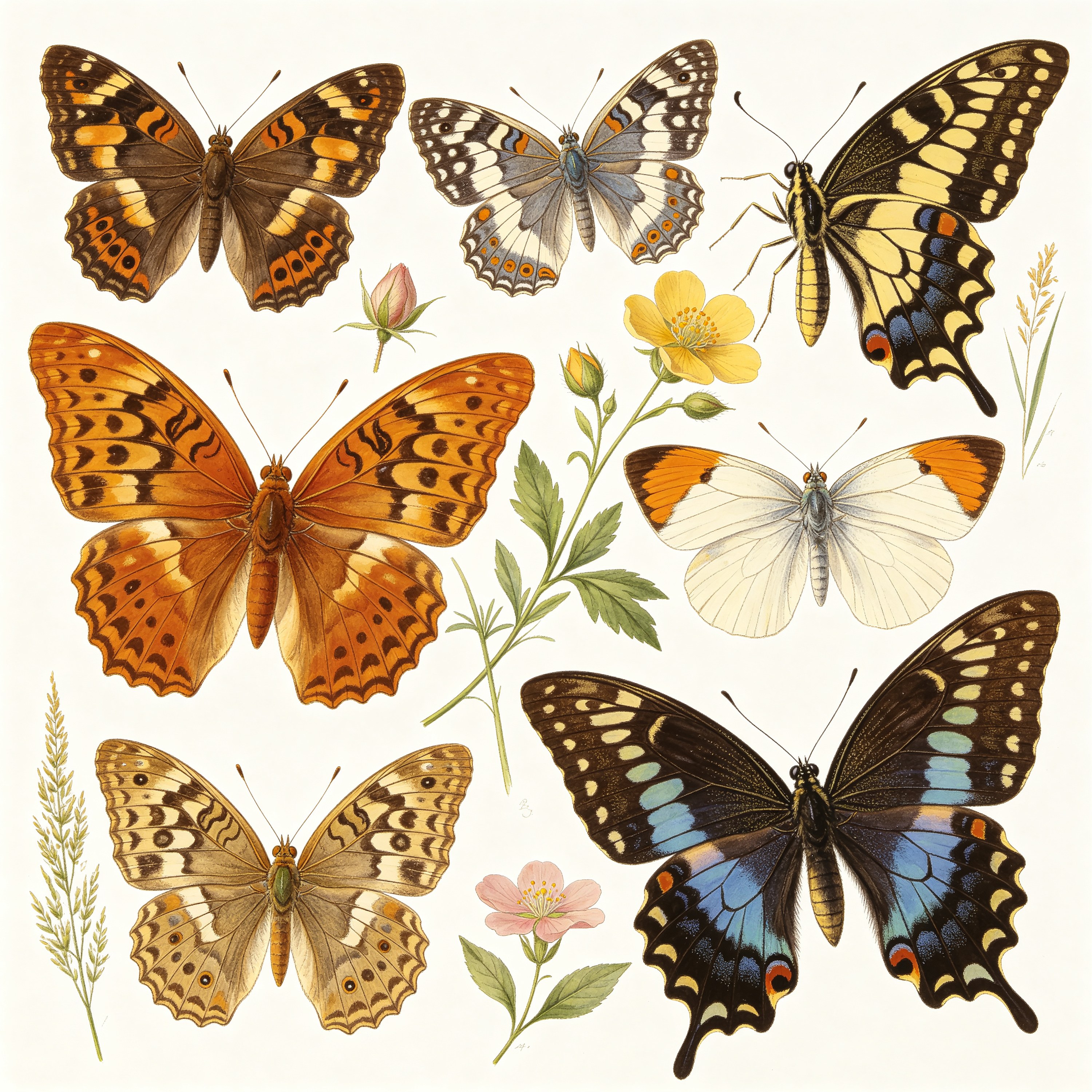 Botanical Butterfly