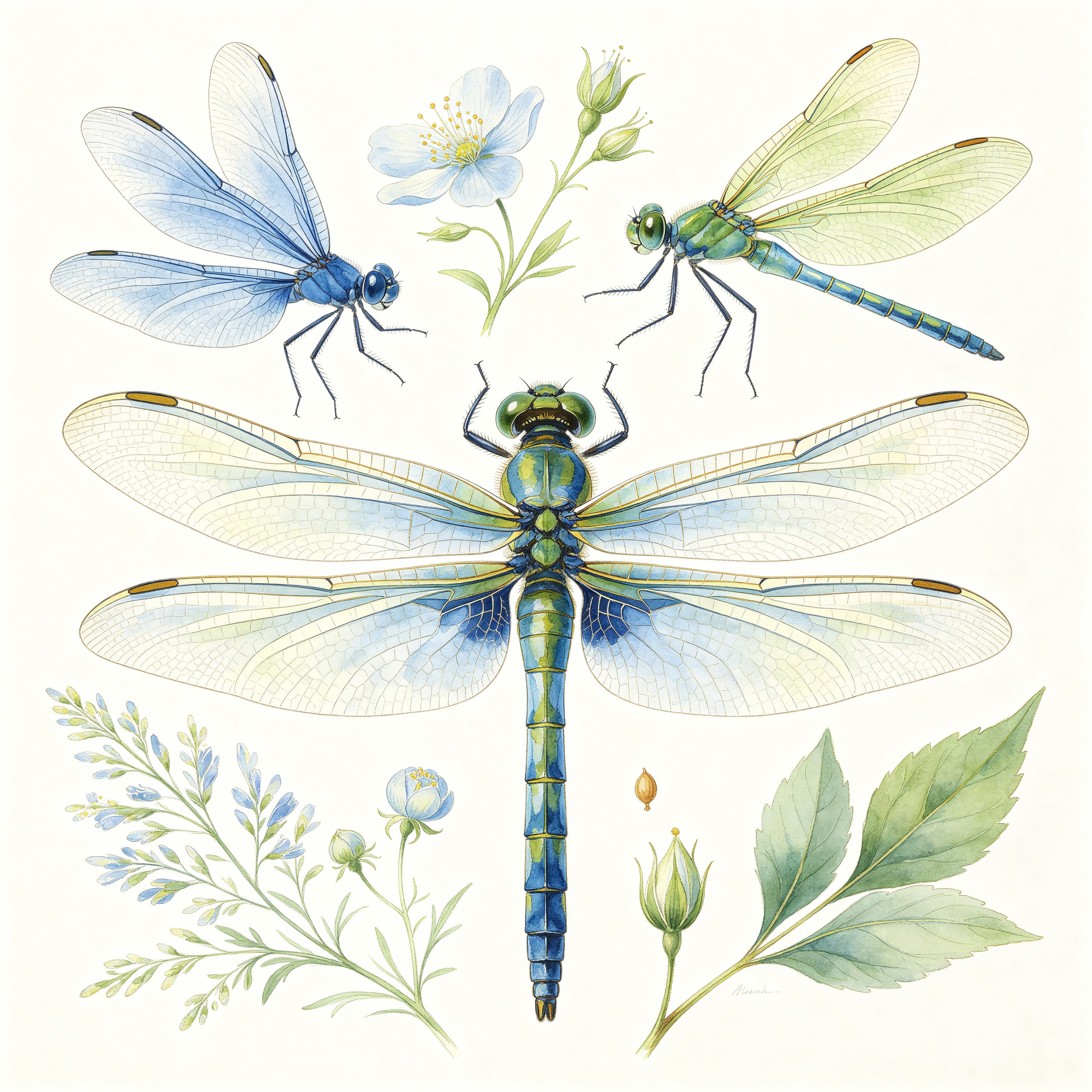 Botanical Dragonfly