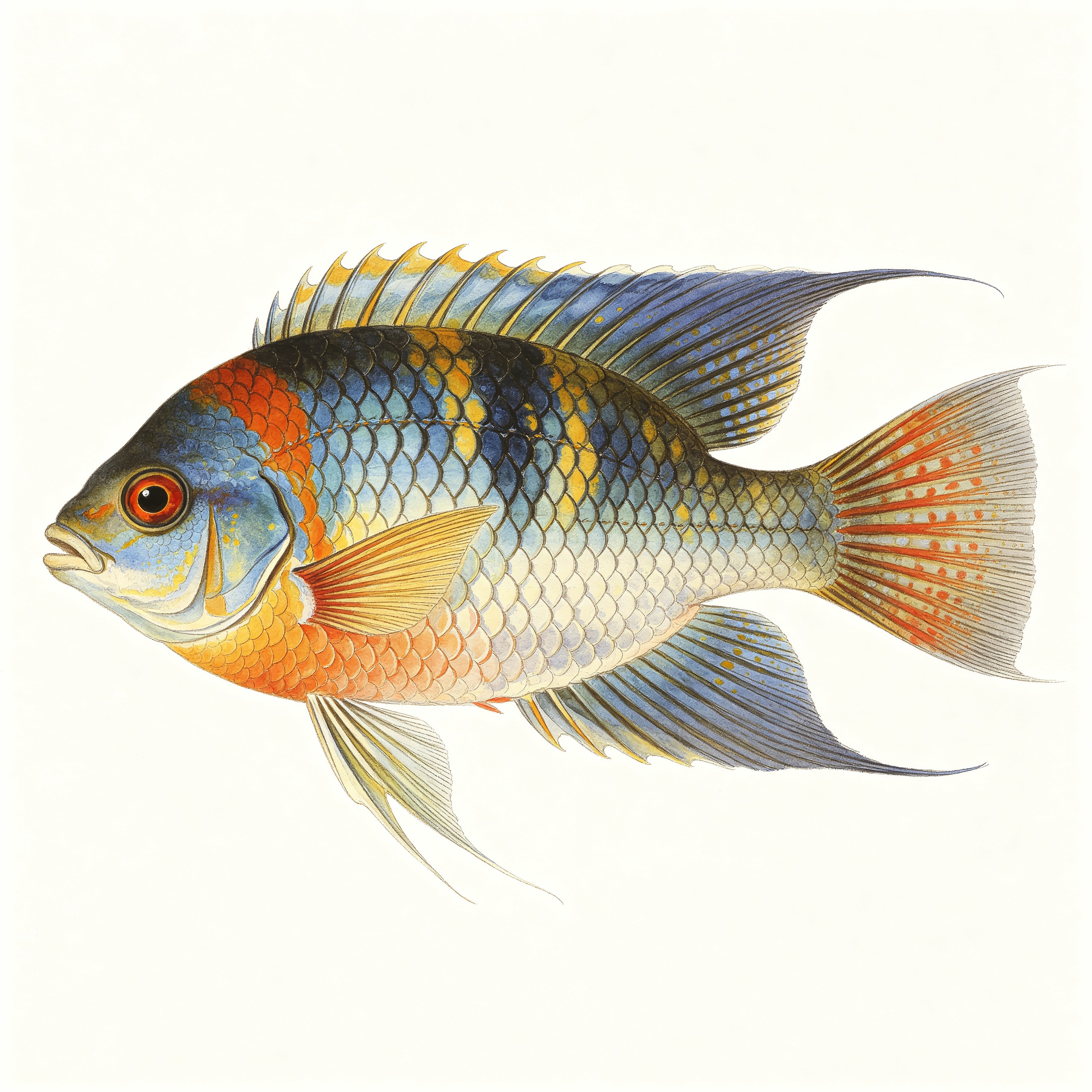Botanical Tropical Fish