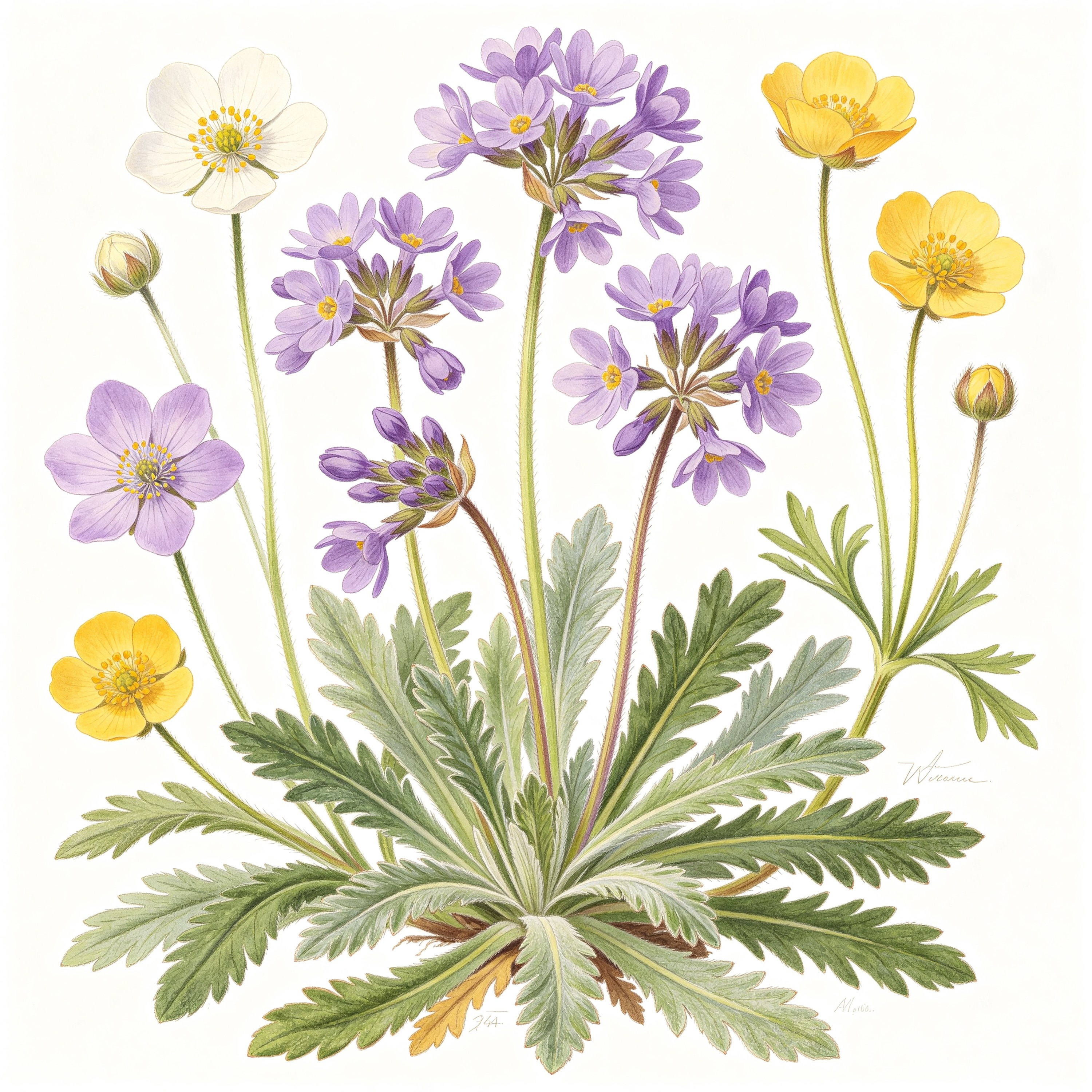 Botanical Alpine Plant