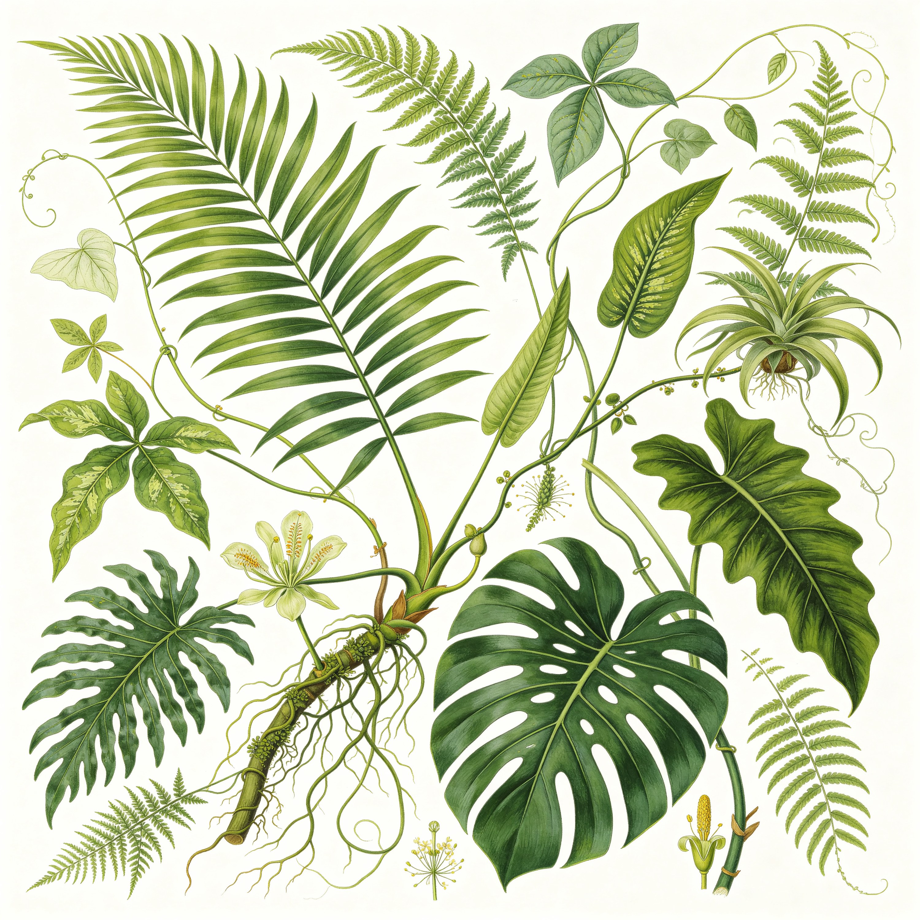 Botanical Rainforest Plant