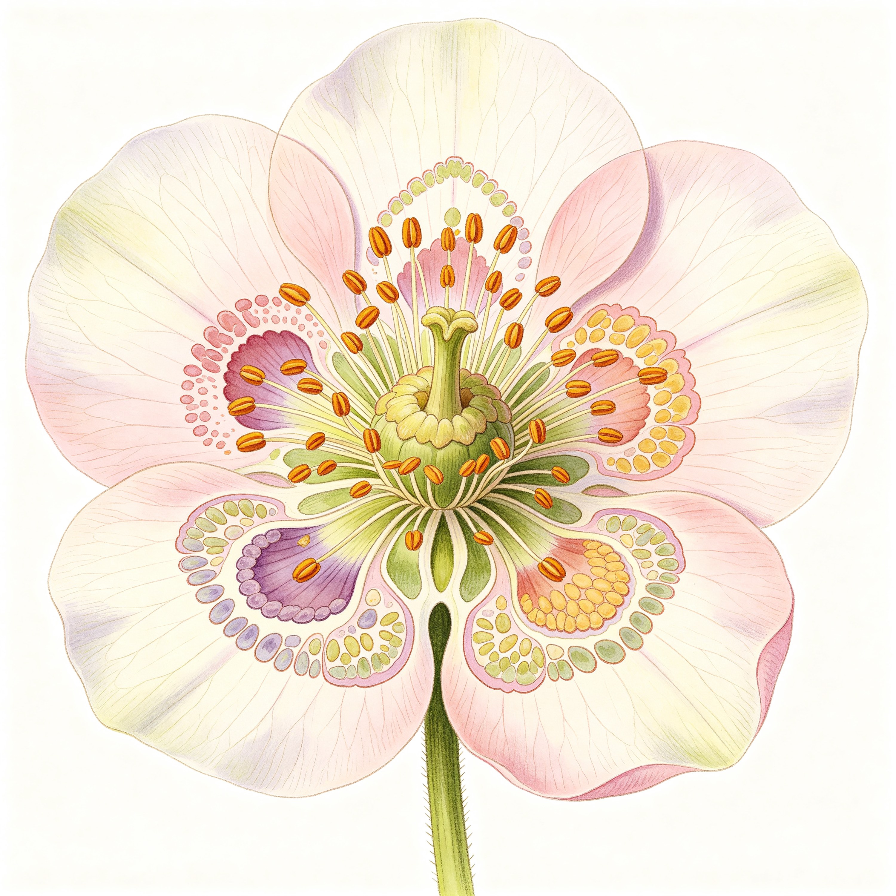 Botanical Flower Anatomy