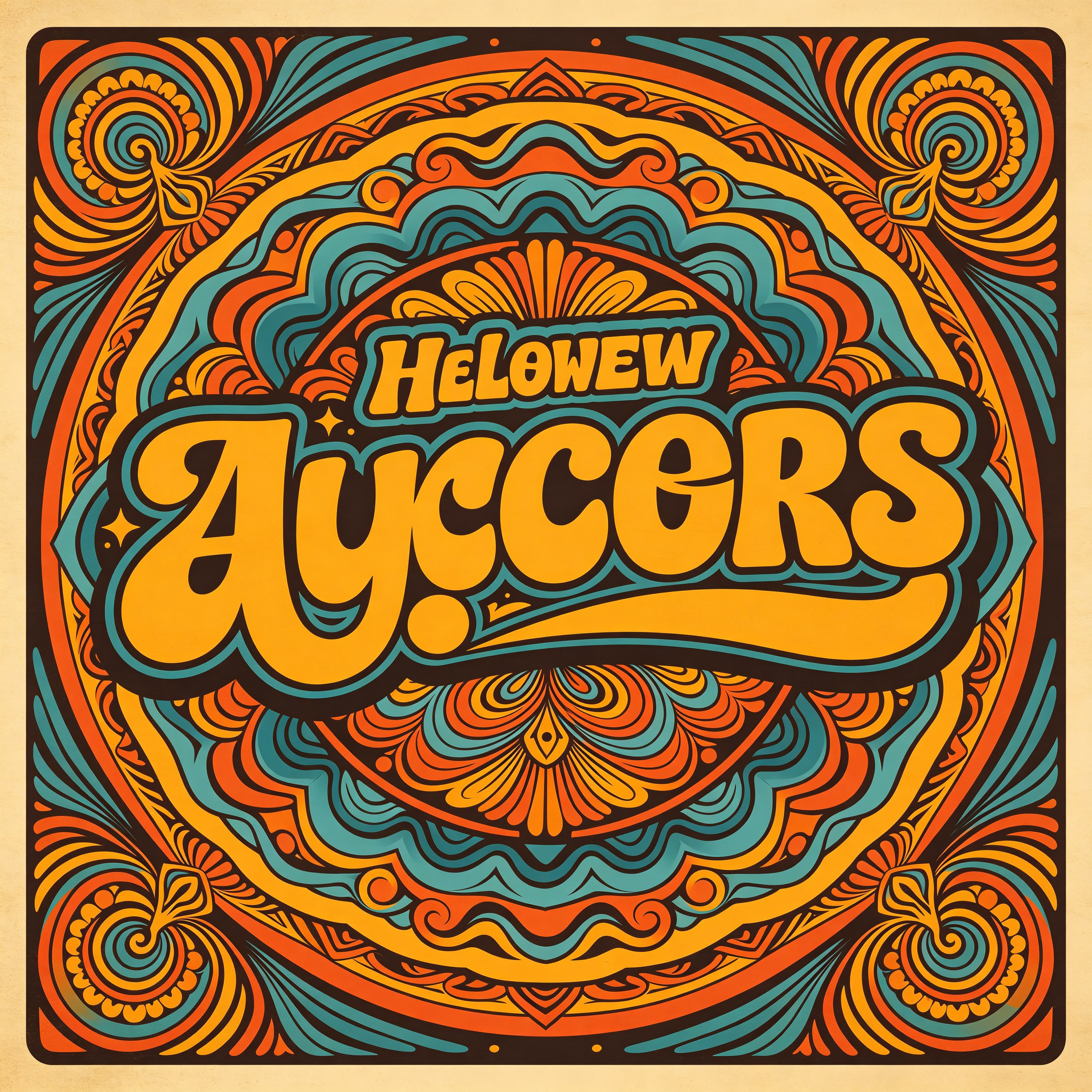 1960s Psychedelic Poster