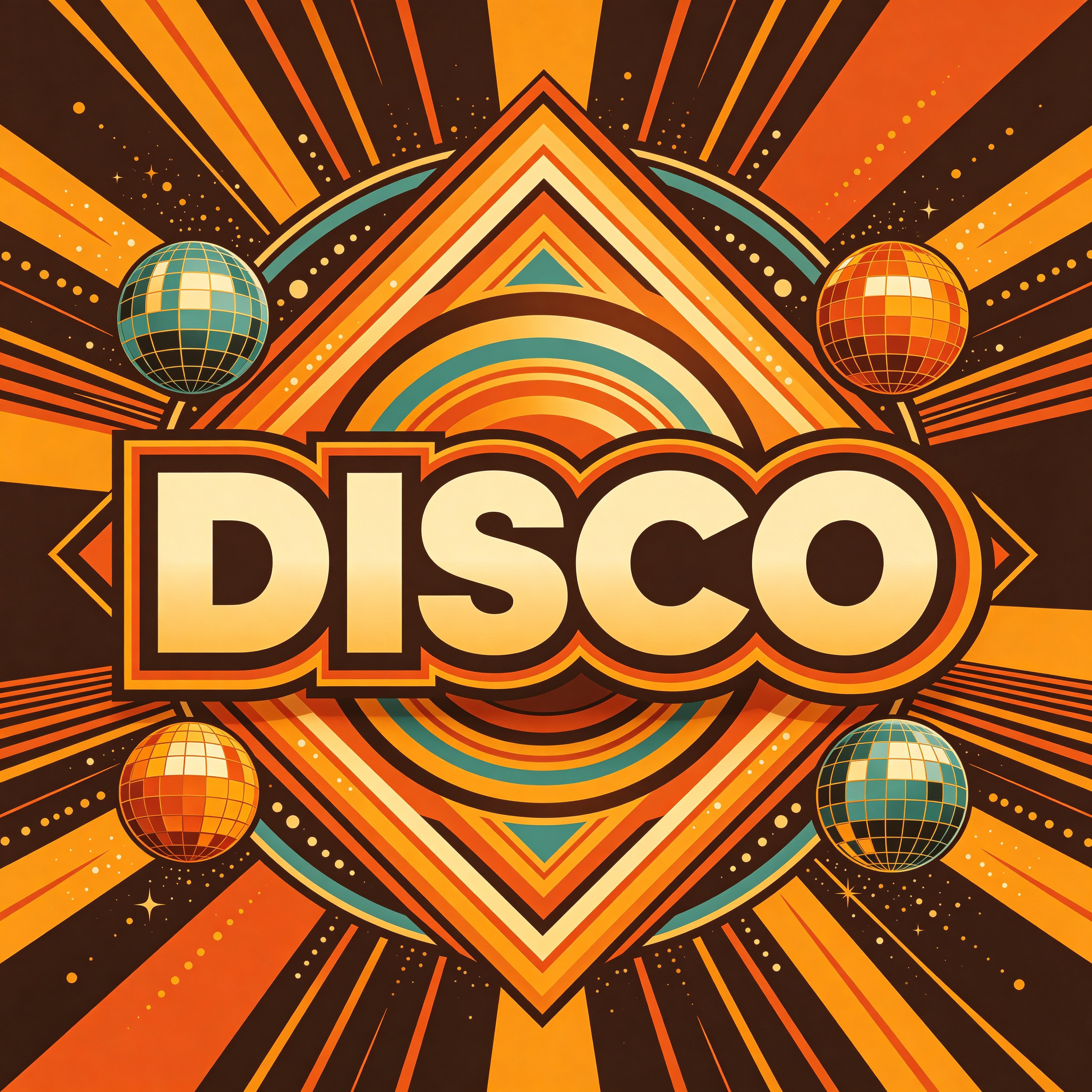 1970s Disco Poster