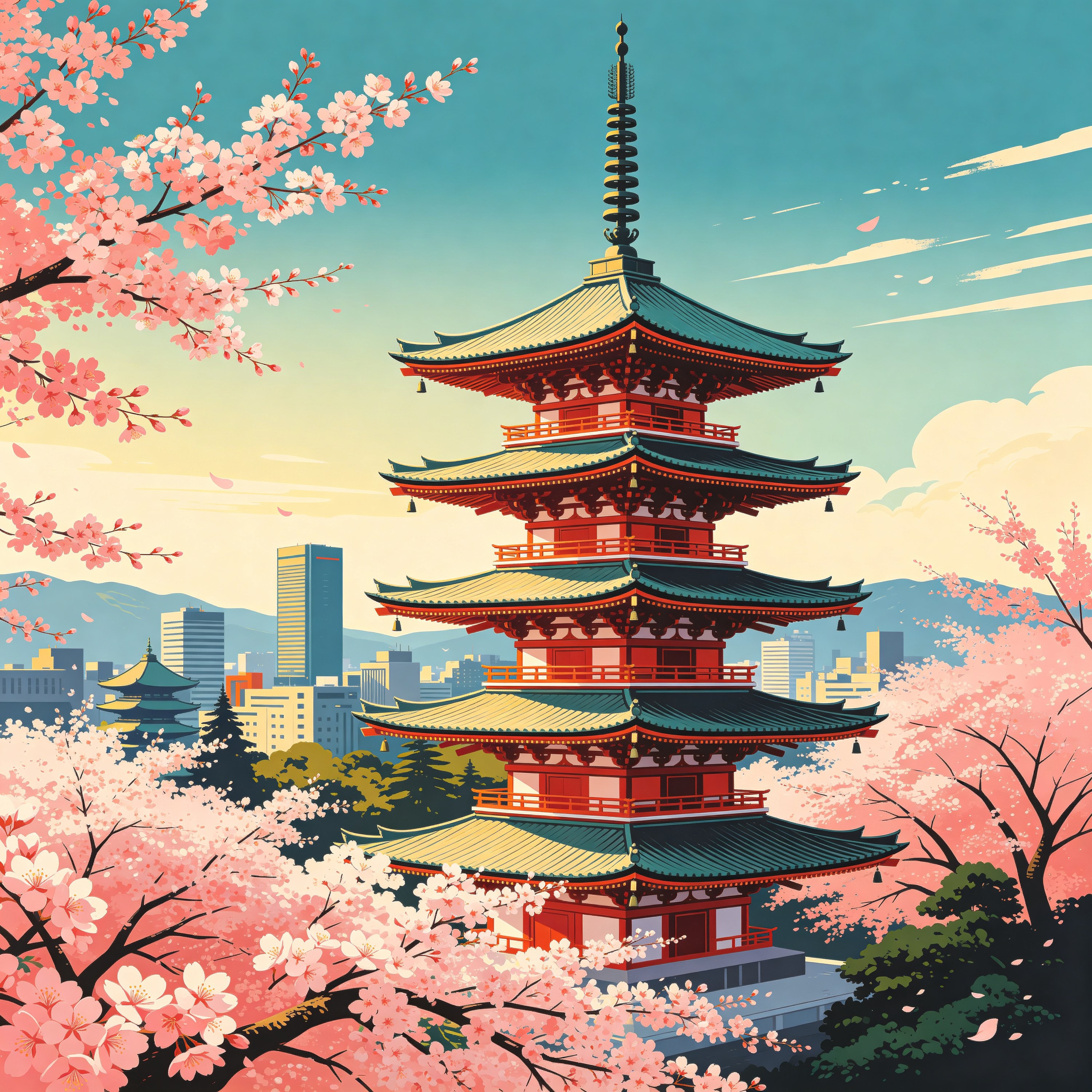 Tokyo Travel Poster
