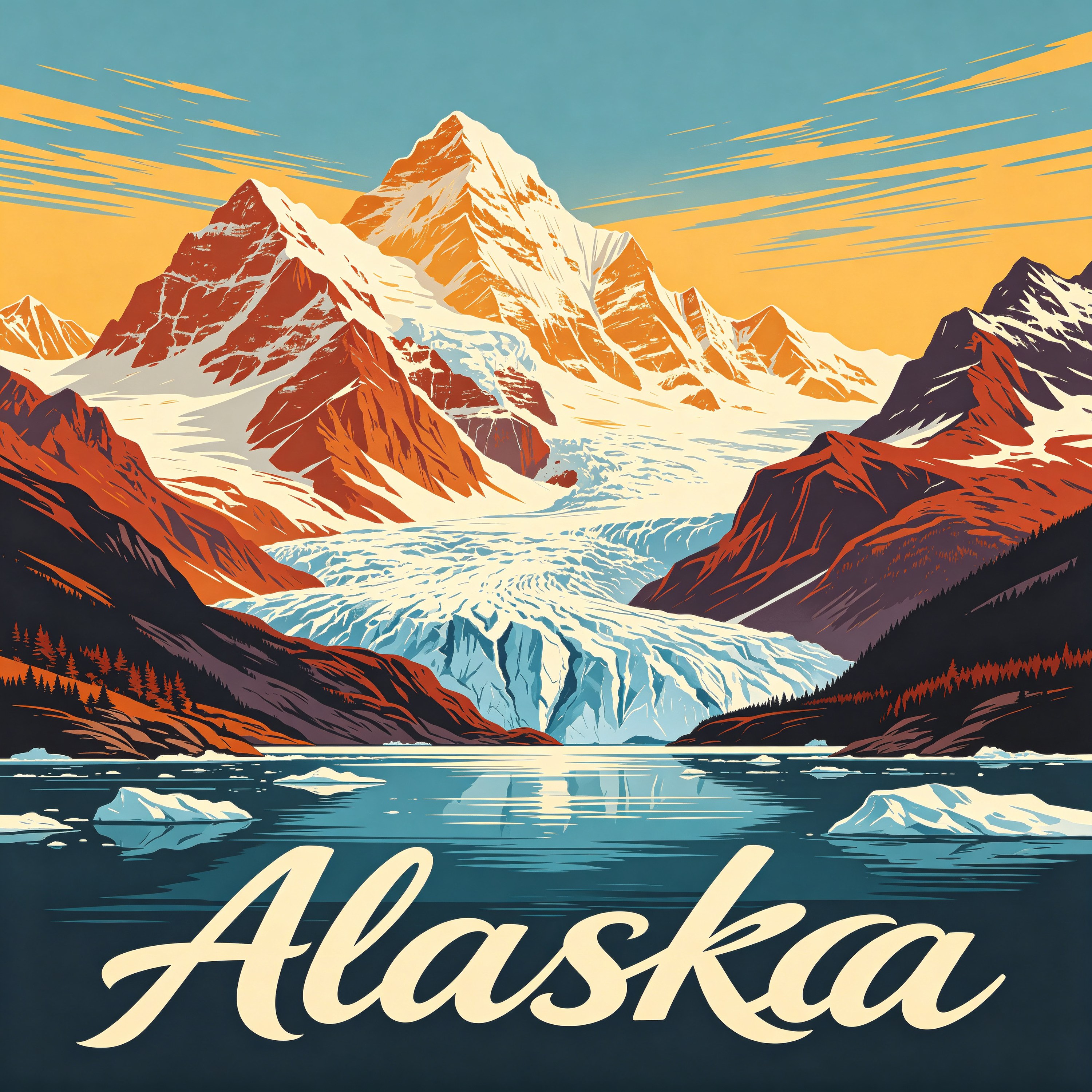 Alaska Travel Poster