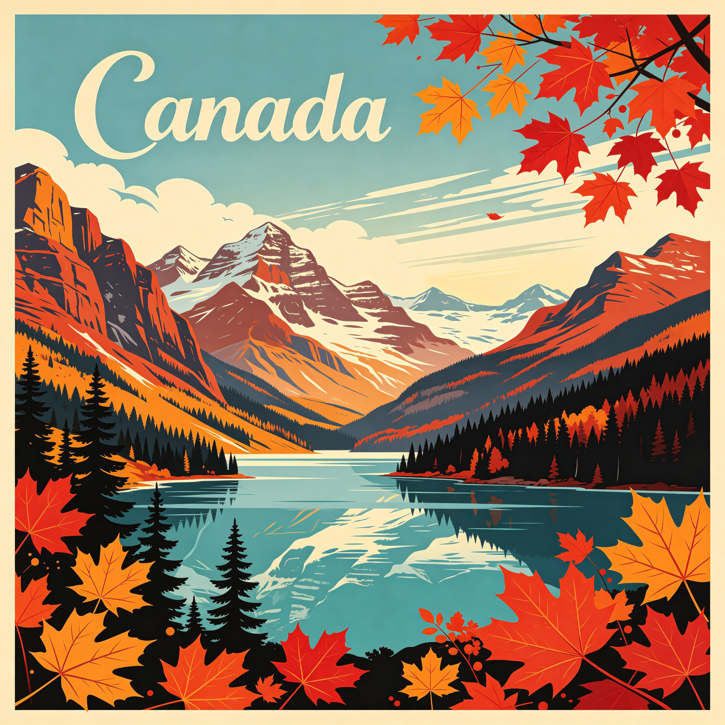 Canada Travel Poster