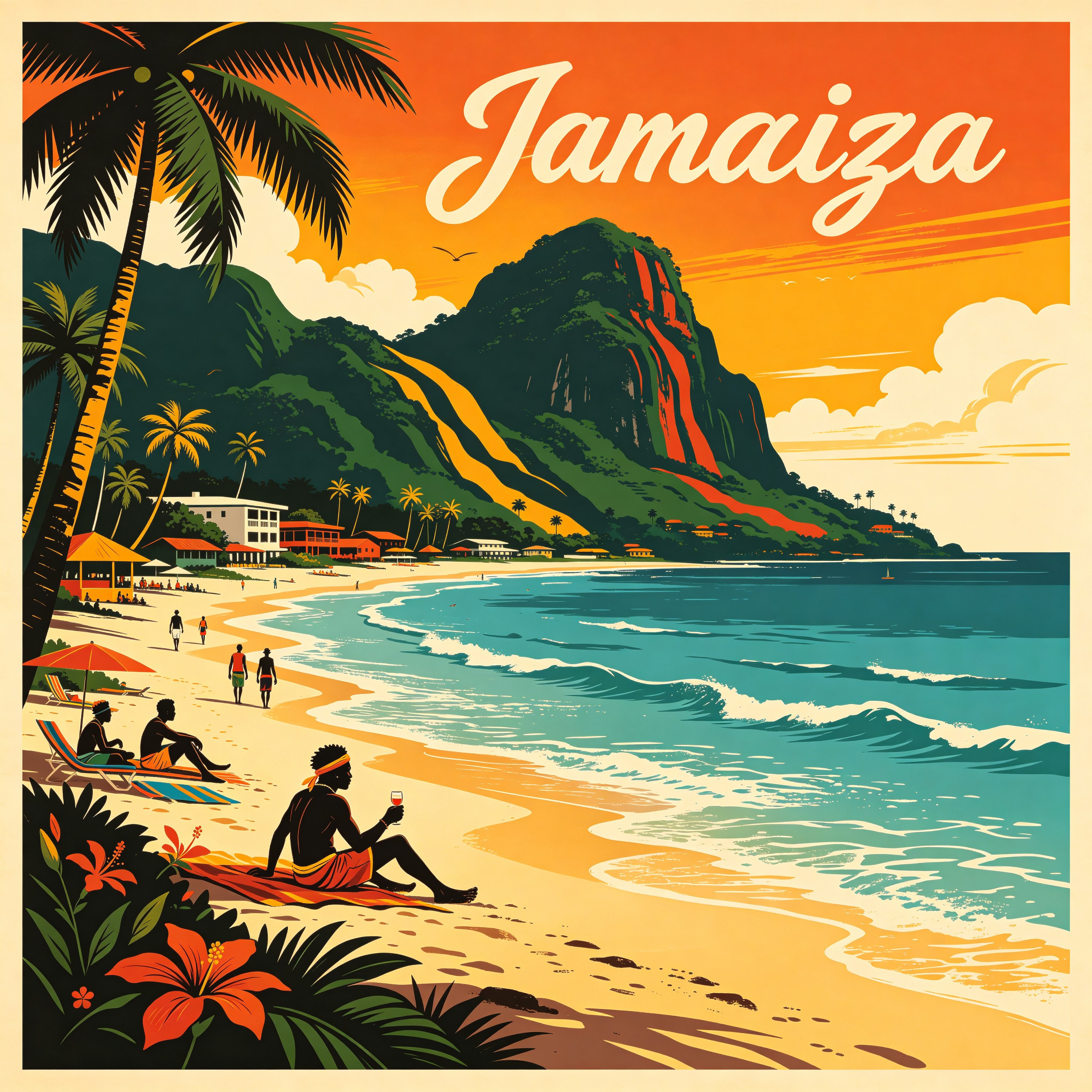 Jamaica Travel Poster