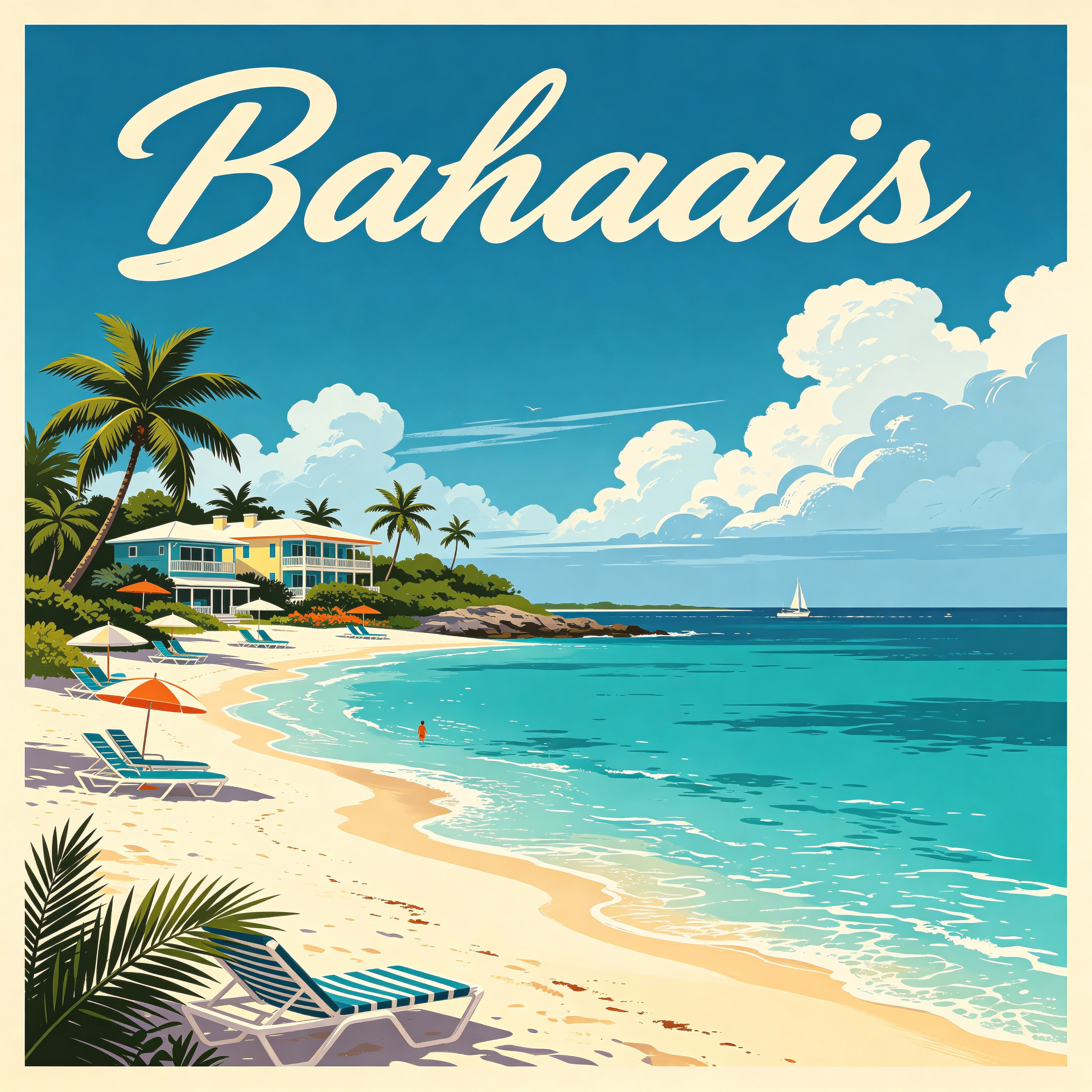 Bahamas Travel Poster