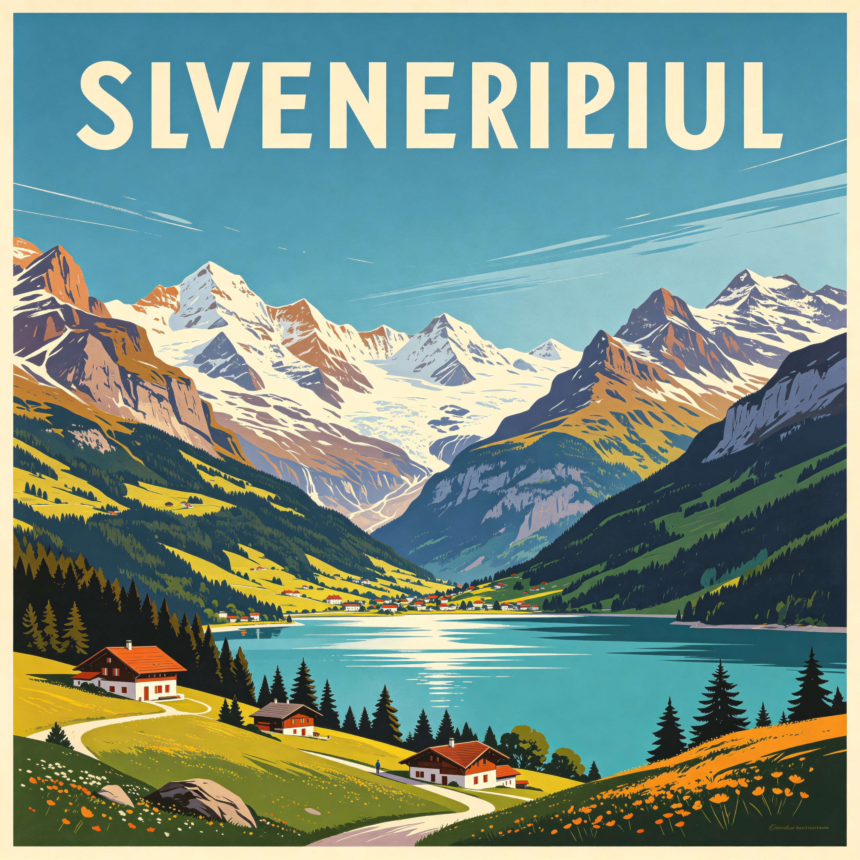 Switzerland Travel Poster