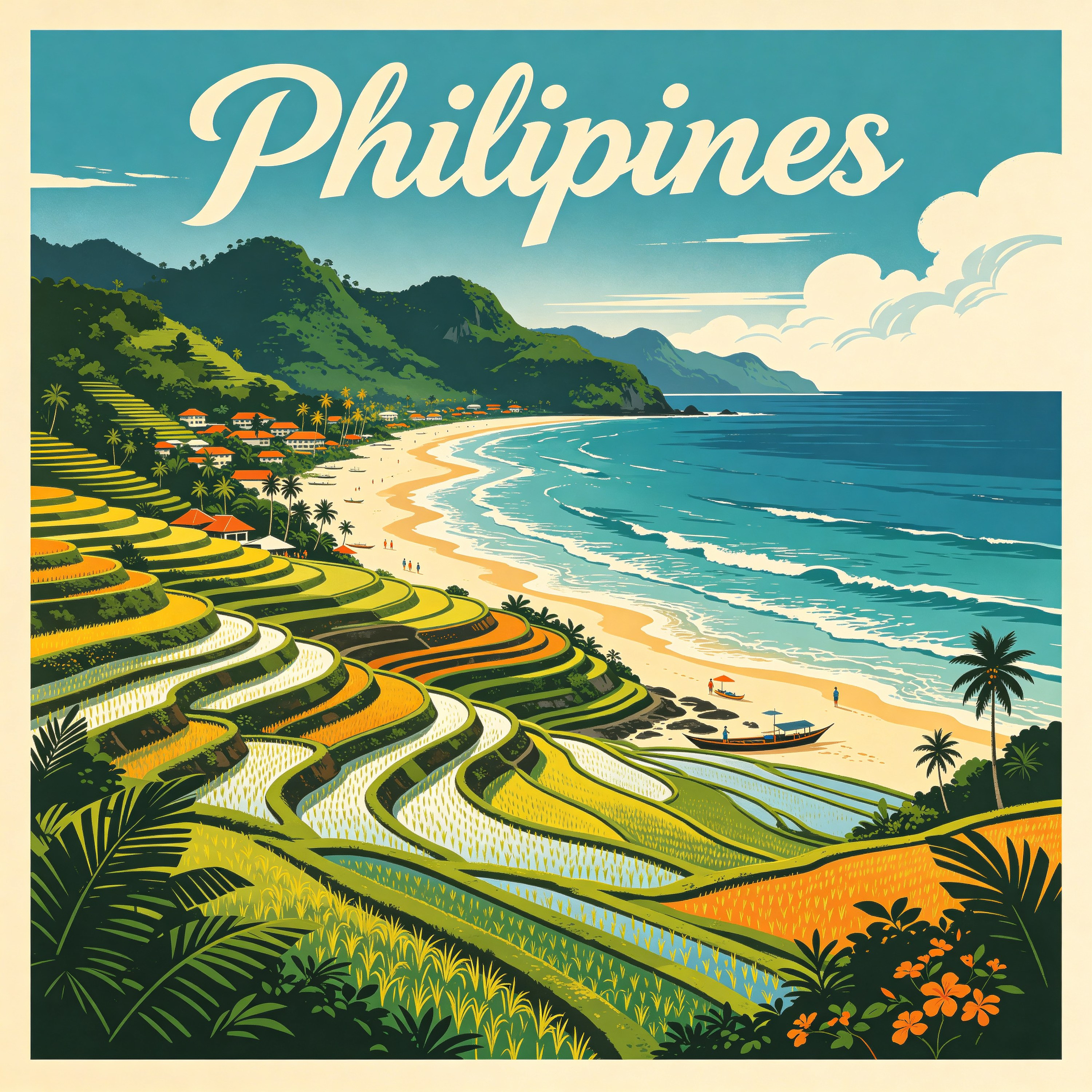 Philippines Travel Poster