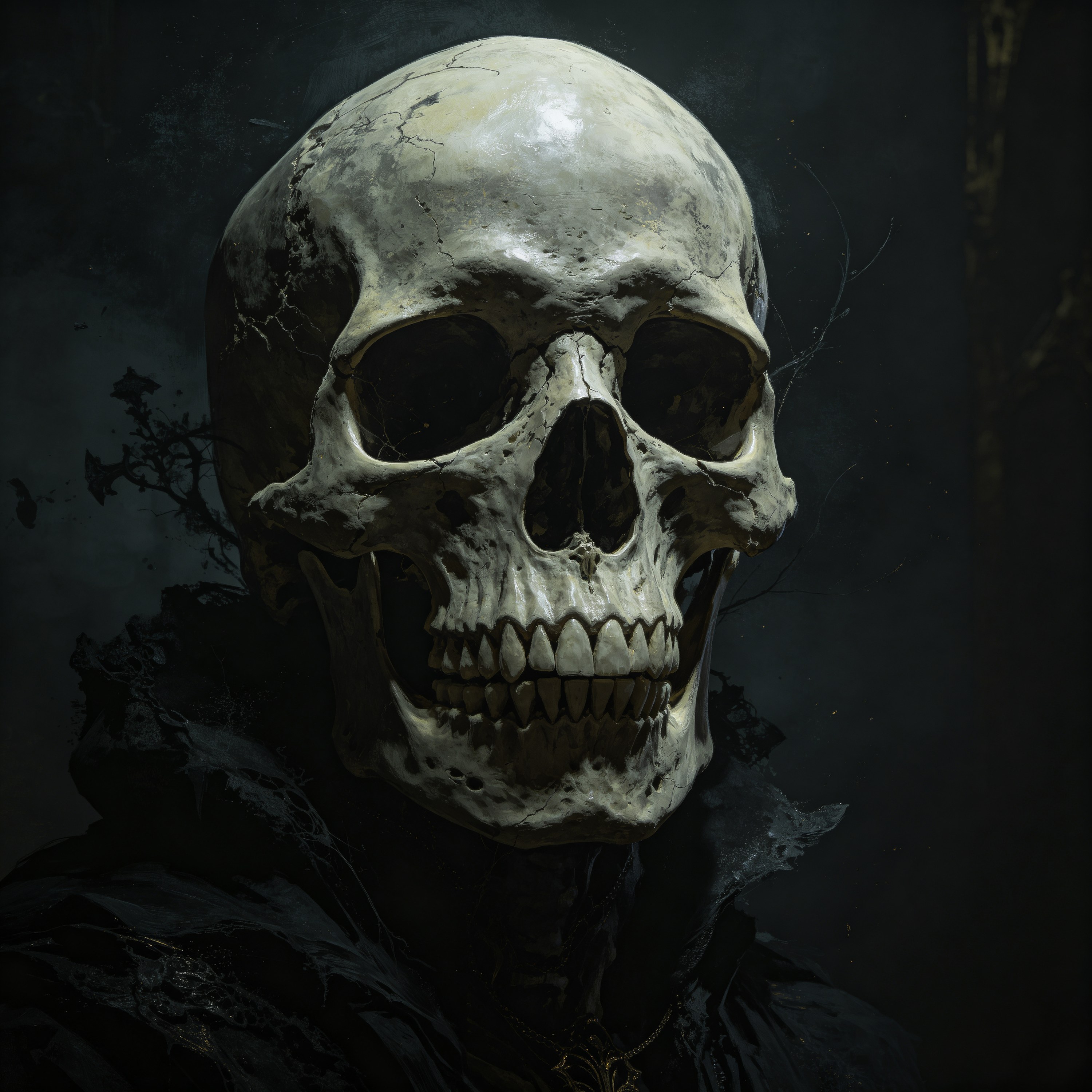 Dark Gothic Skull