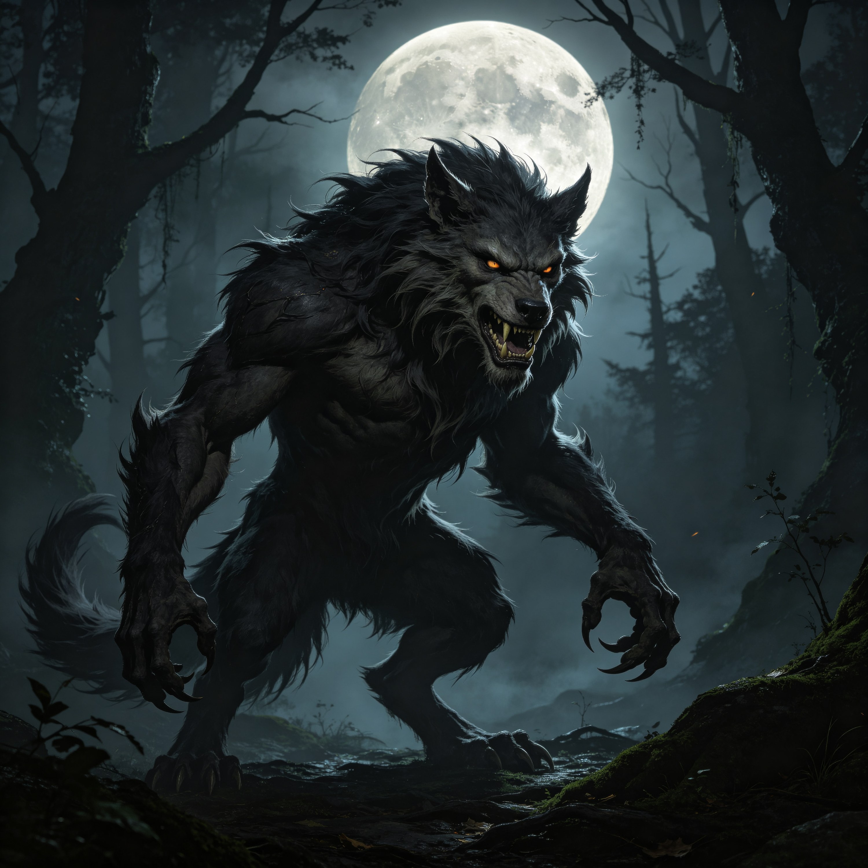 Dark Gothic Werewolf