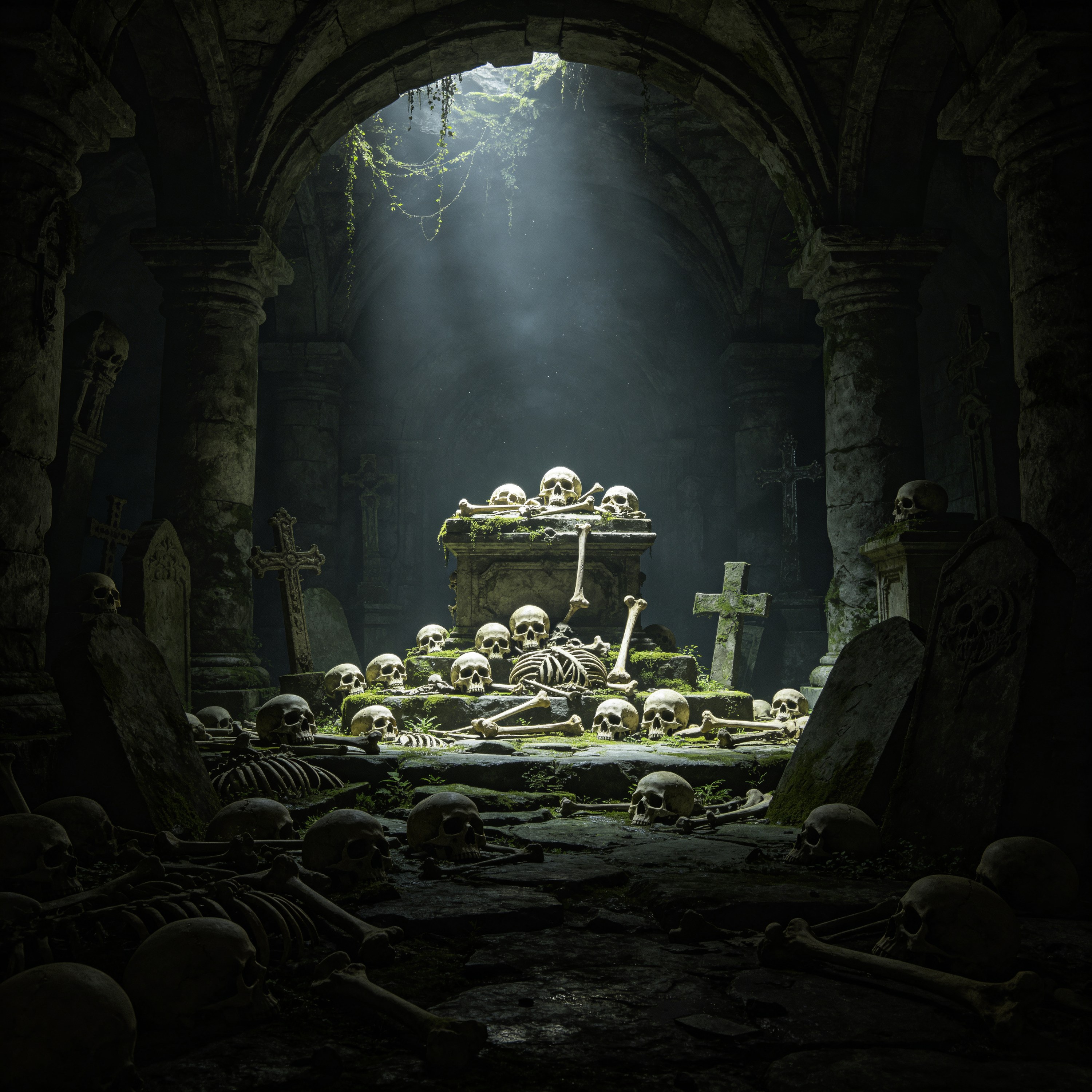 Dark Gothic Catacombs