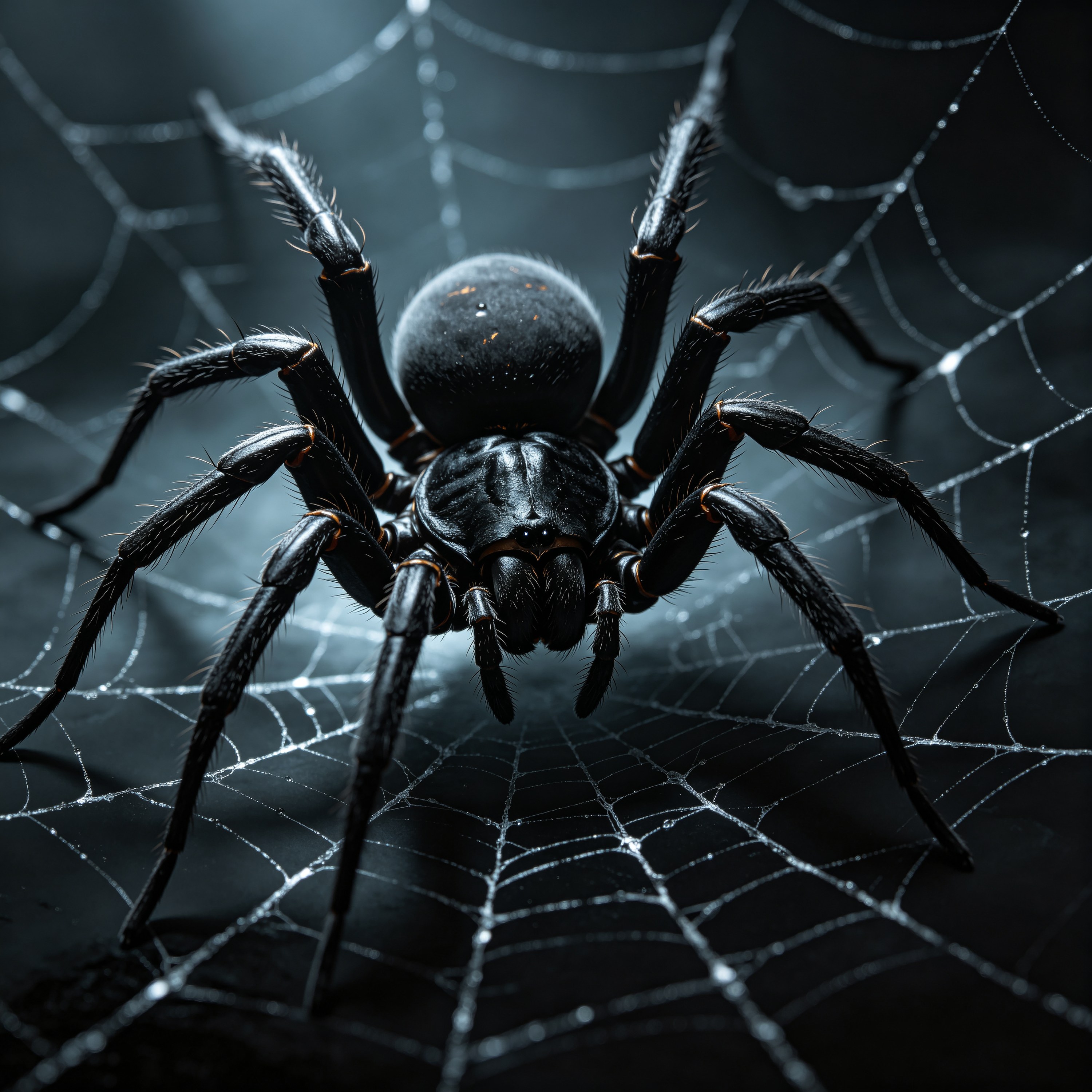 Dark Gothic Black Spider