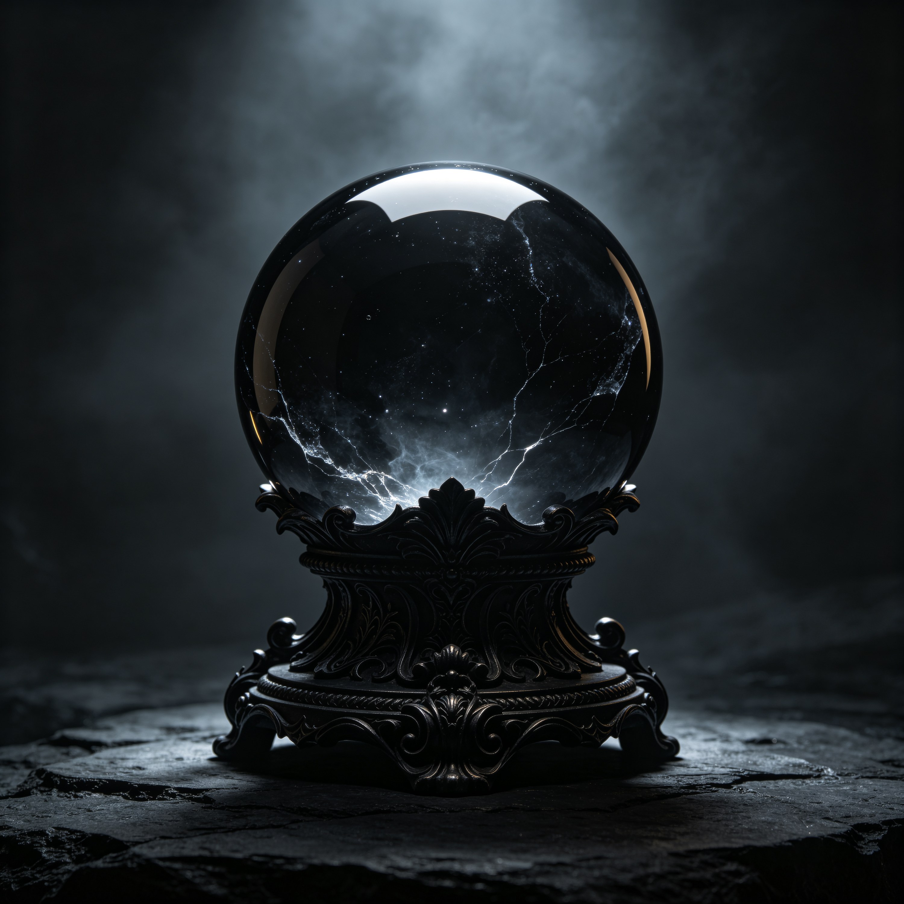 Dark Gothic Crystal Ball