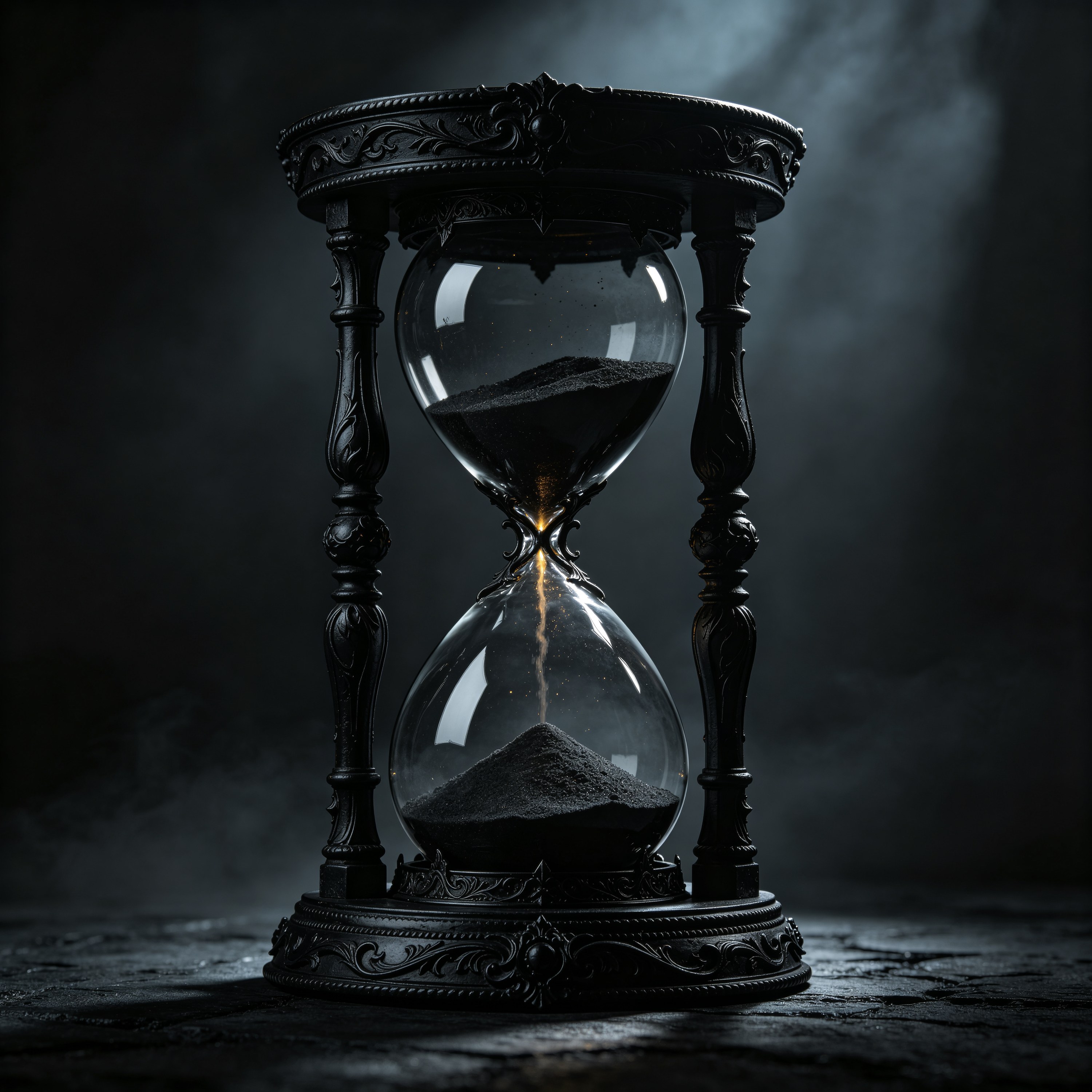 Dark Gothic Hourglass