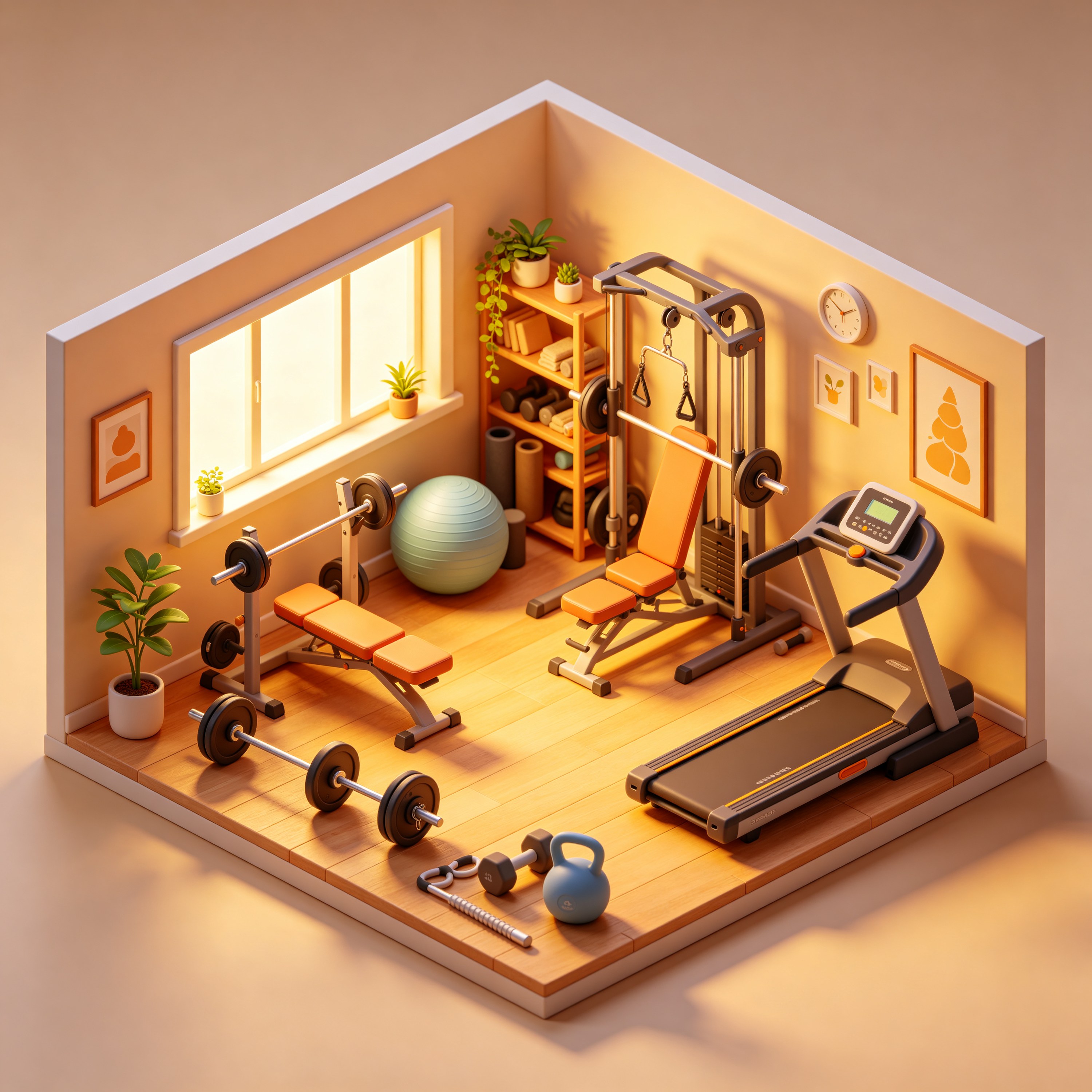 3D Isometric Gym